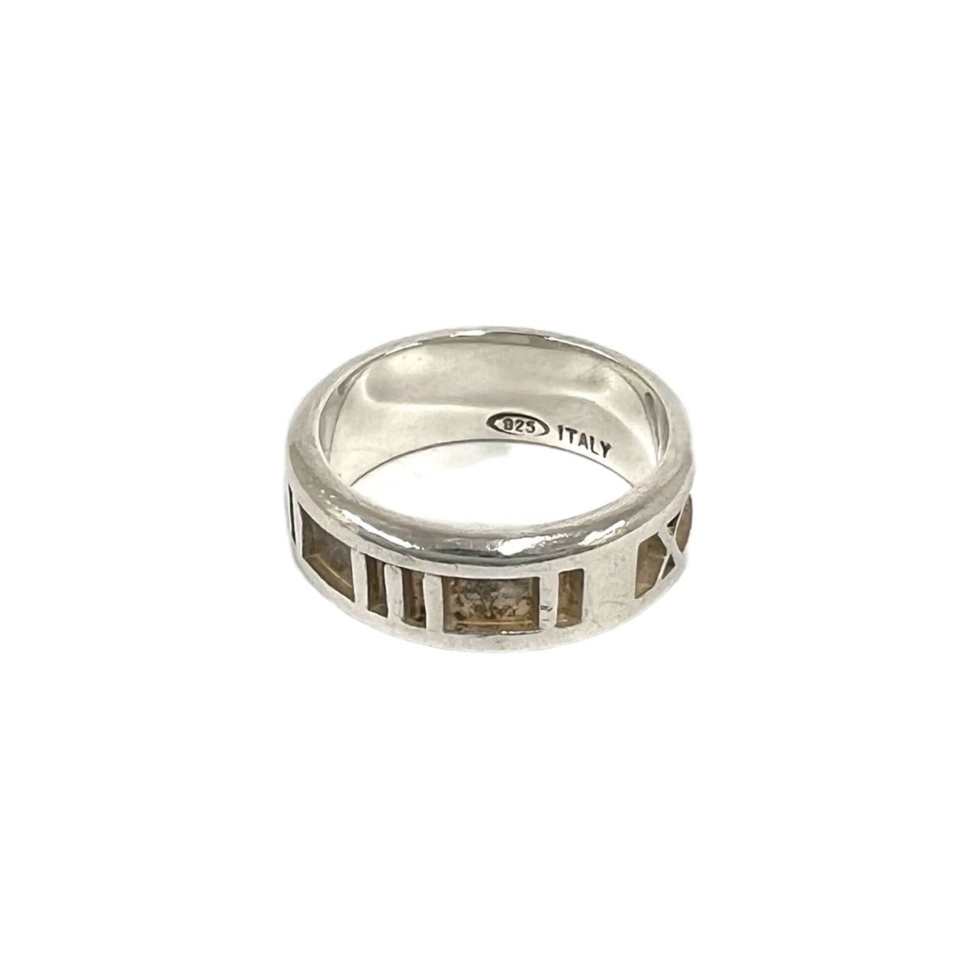 Tiffany Silver Silver 925 Band Ring (Pre-Owned)