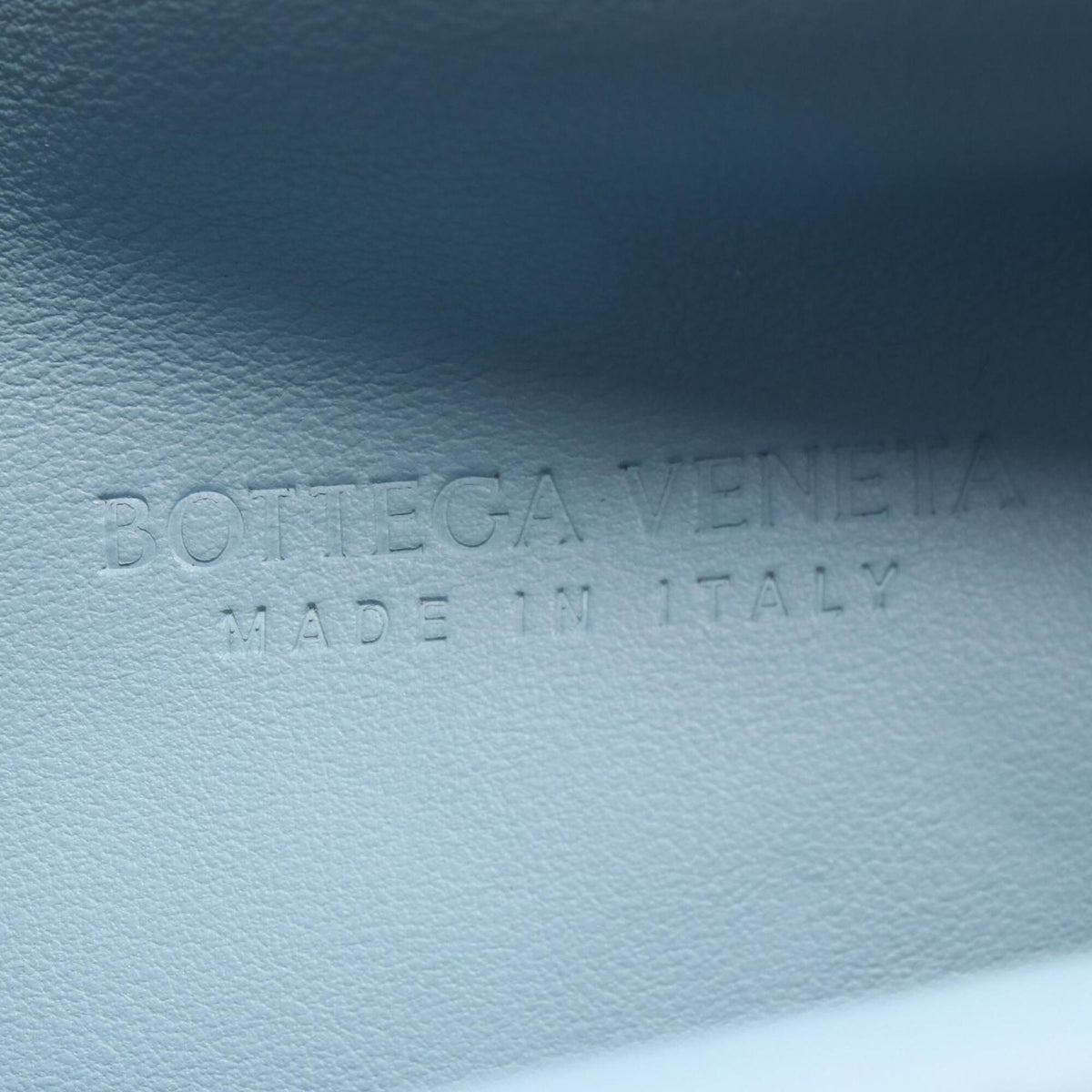 Bottega Veneta Blue Leather Clutch Bag Handbag (Pre-Owned)