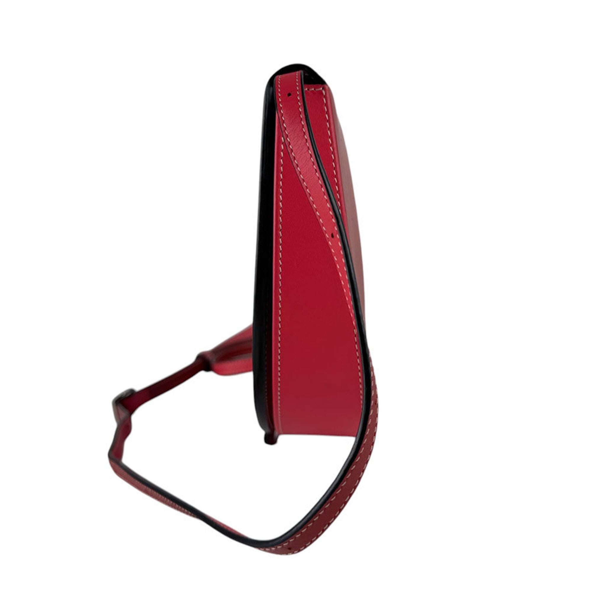 Loewe Red Color Leather Fanny Pack Shoulder Bag (Pre-Owned)