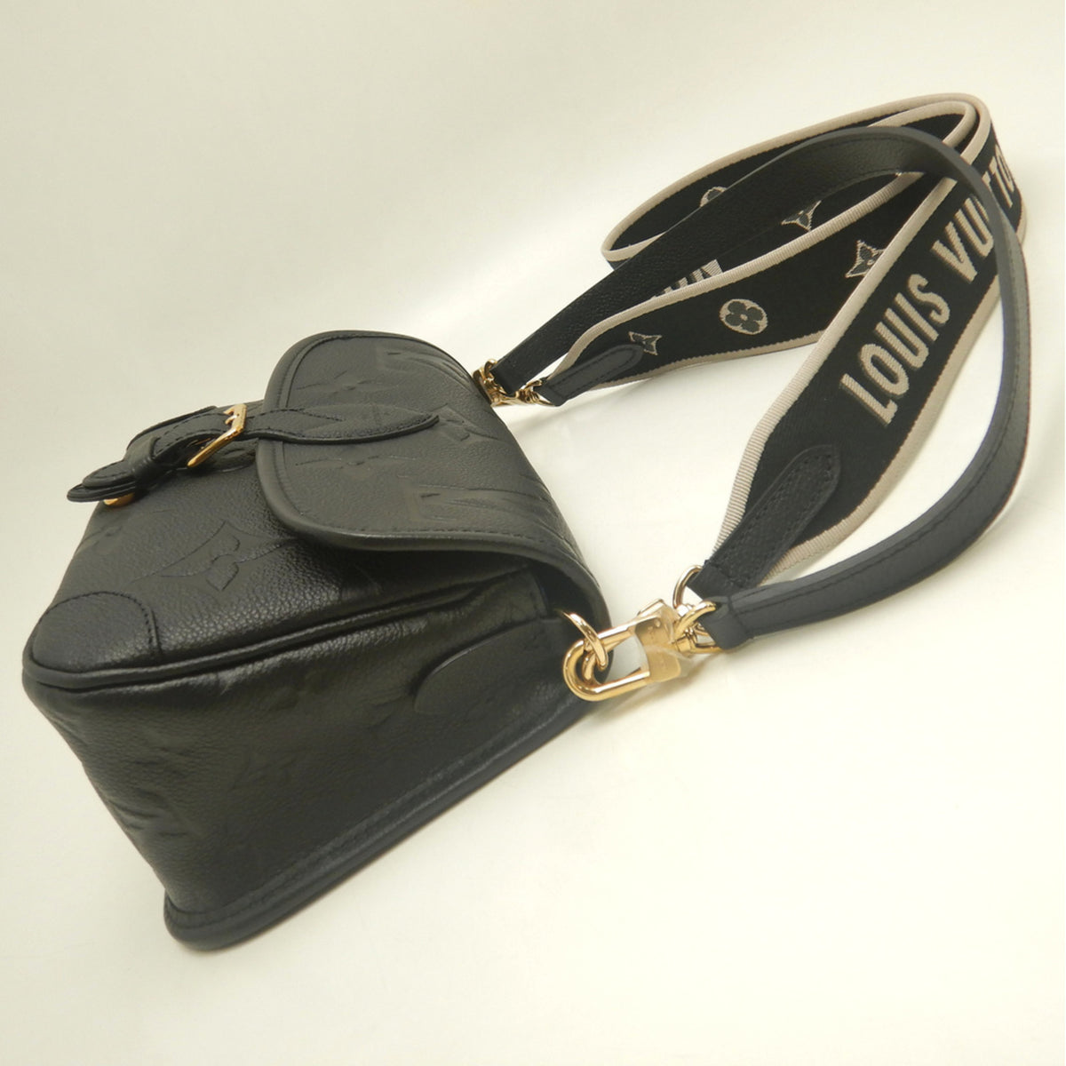 Louis Vuitton Monogram Empreinte Noir Leather Shoulder Bag (Pre-Owned)