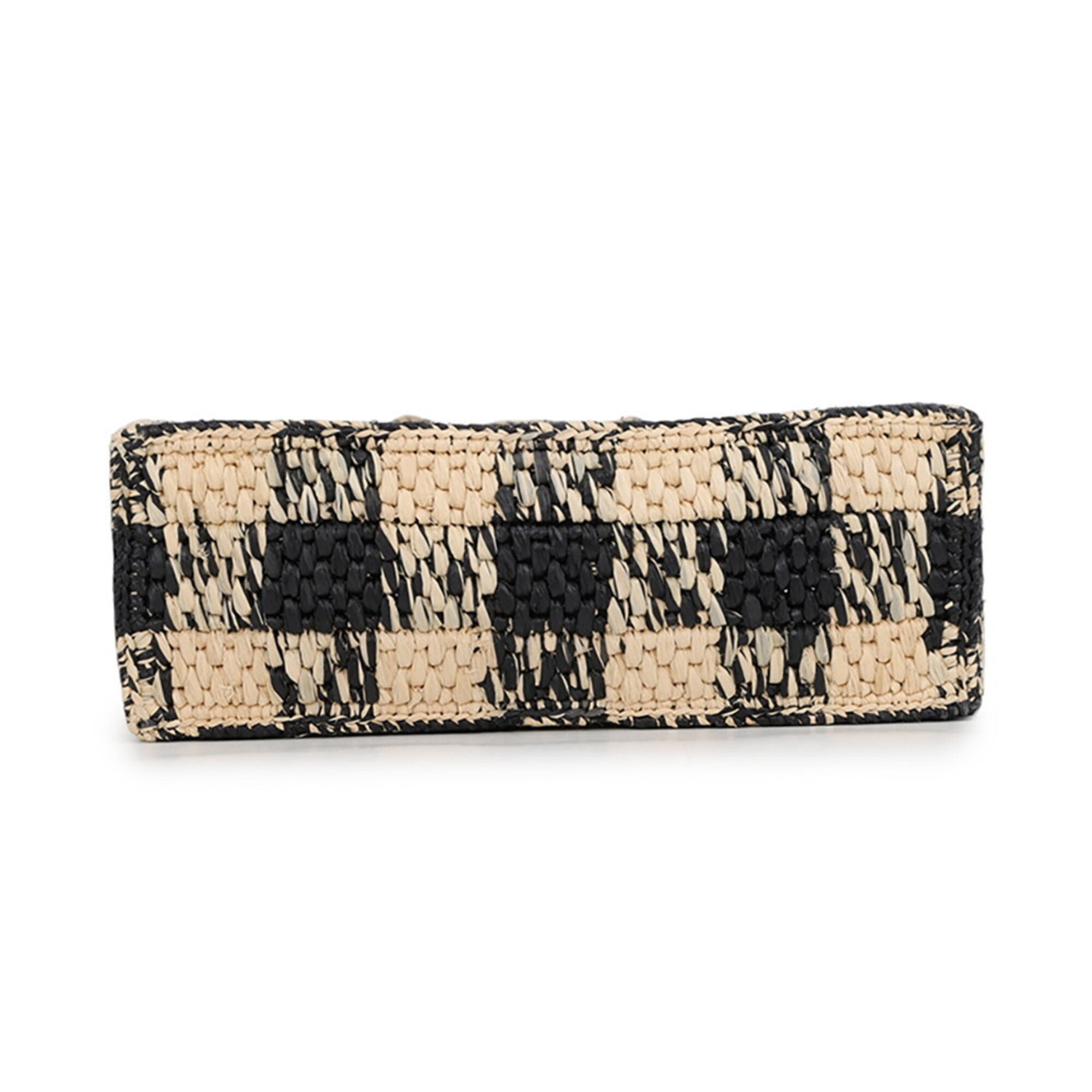 Loewe Black Raffia Leather Handbag (Pre-Owned)