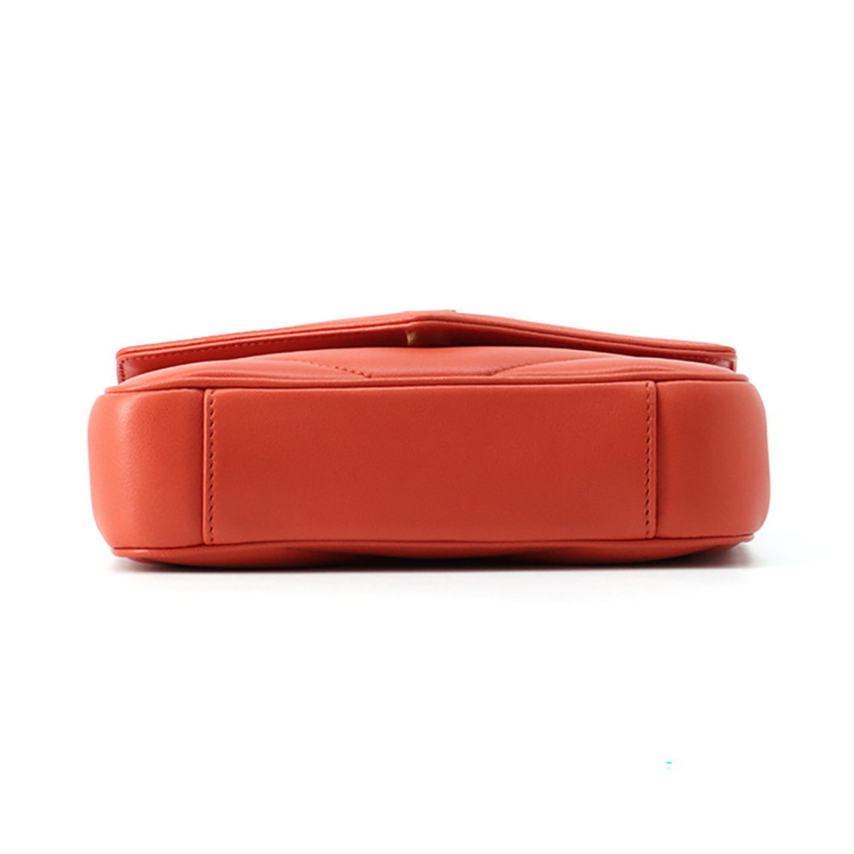 Yves Saint Laurent Orange Leather Shoulder Bag (Pre-Owned)