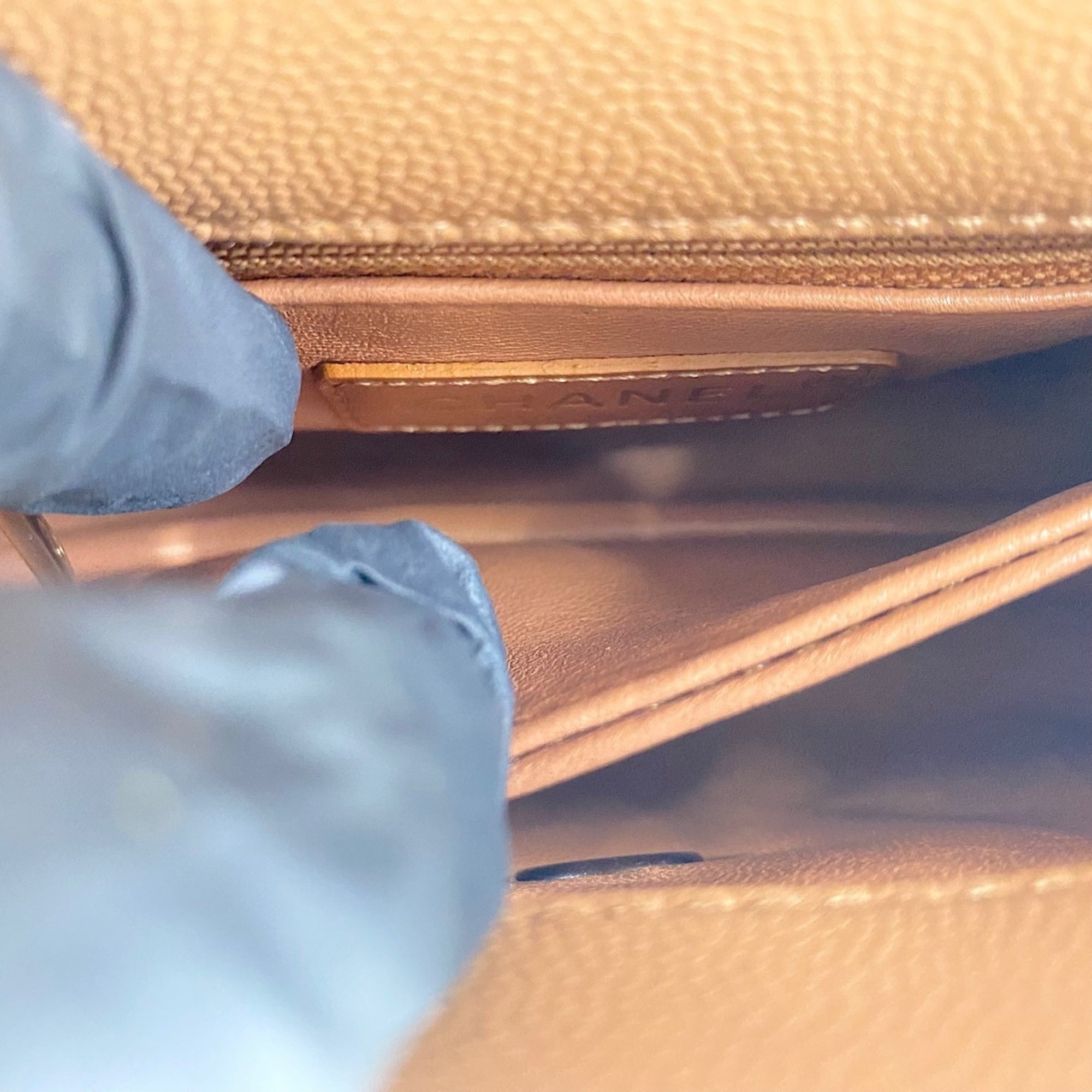 Chanel Matelasse Brown Handbag (Pre-Owned)