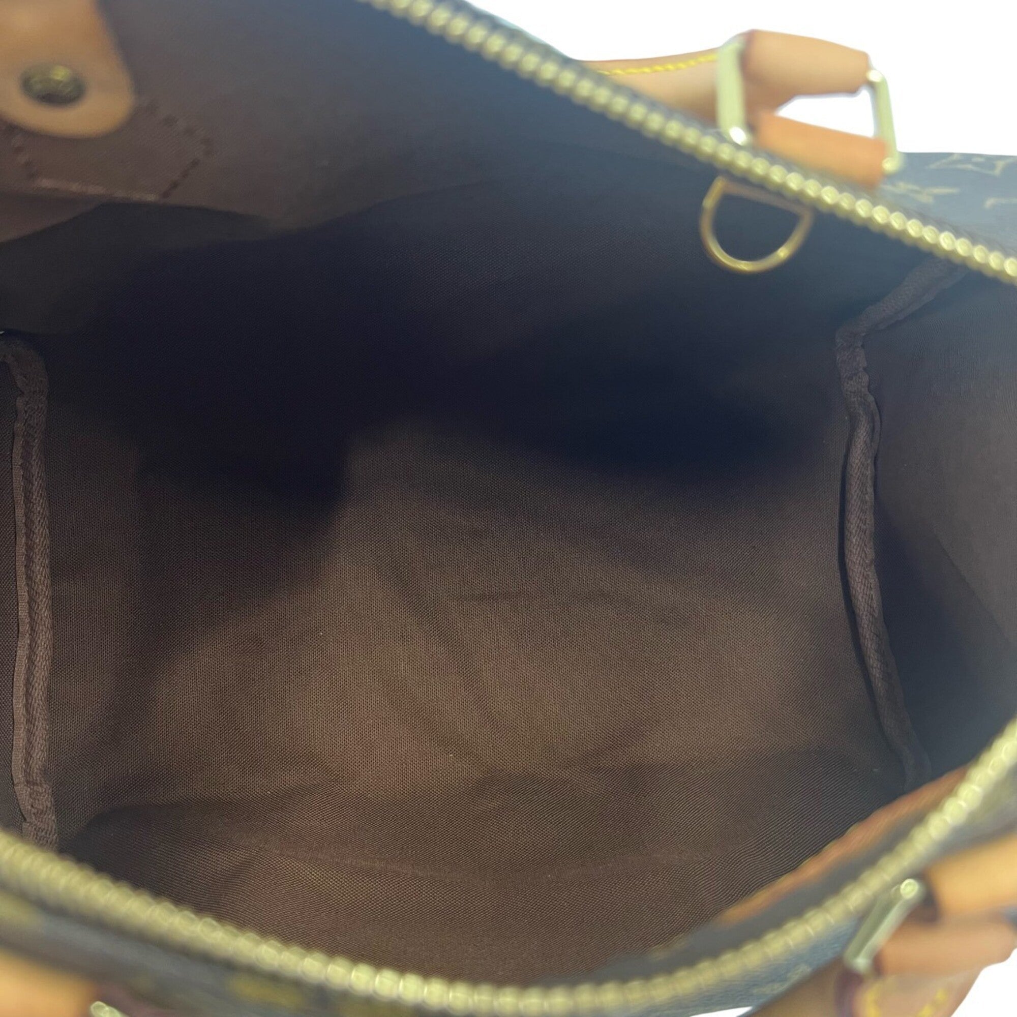 Louis Vuitton Brown Leather Pvc Boston Bag Handbag (Pre-Owned)