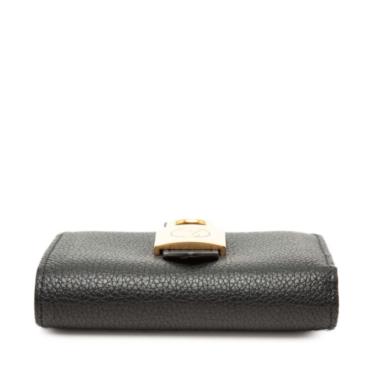Louis Vuitton Black Leather Wallet (Bi-Fold) (Pre-Owned)