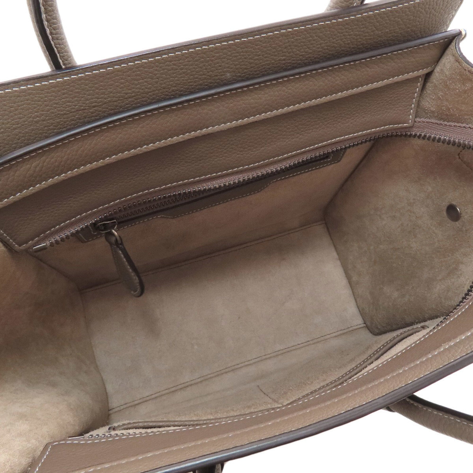 Celine Luggage Beige Leather Handbag (Pre-Owned)