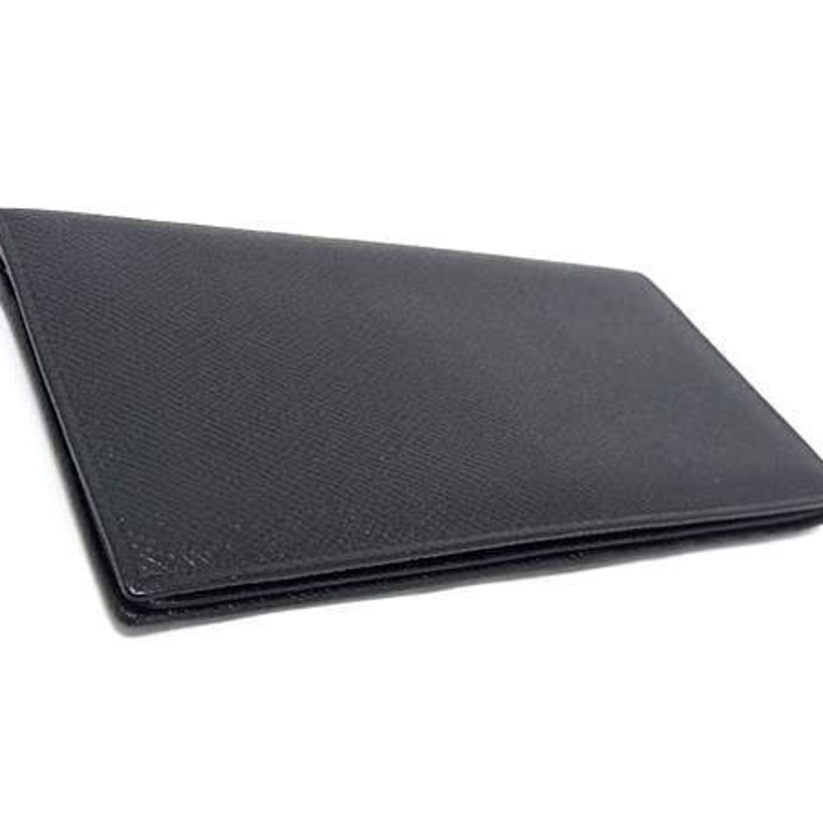 Bvlgari Black Leather Bill Wallet (Bi-Fold) (Pre-Owned)
