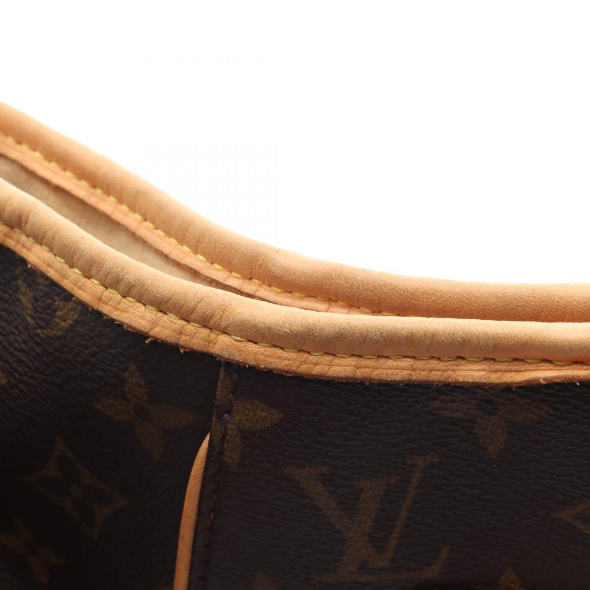 Louis Vuitton Brown Coated Canvas Pvc Monogram Leather Handbag Shoulder Bag (Pre-Owned)