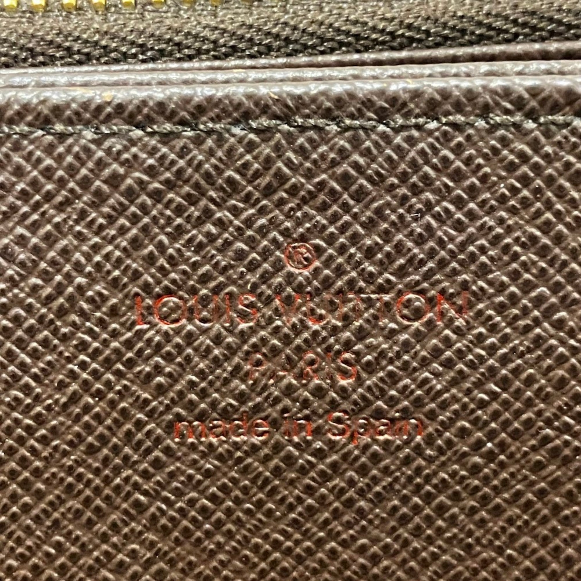 Louis Vuitton Damier Brown Pvc Long Wallet (Bi-Fold) (Pre-Owned)