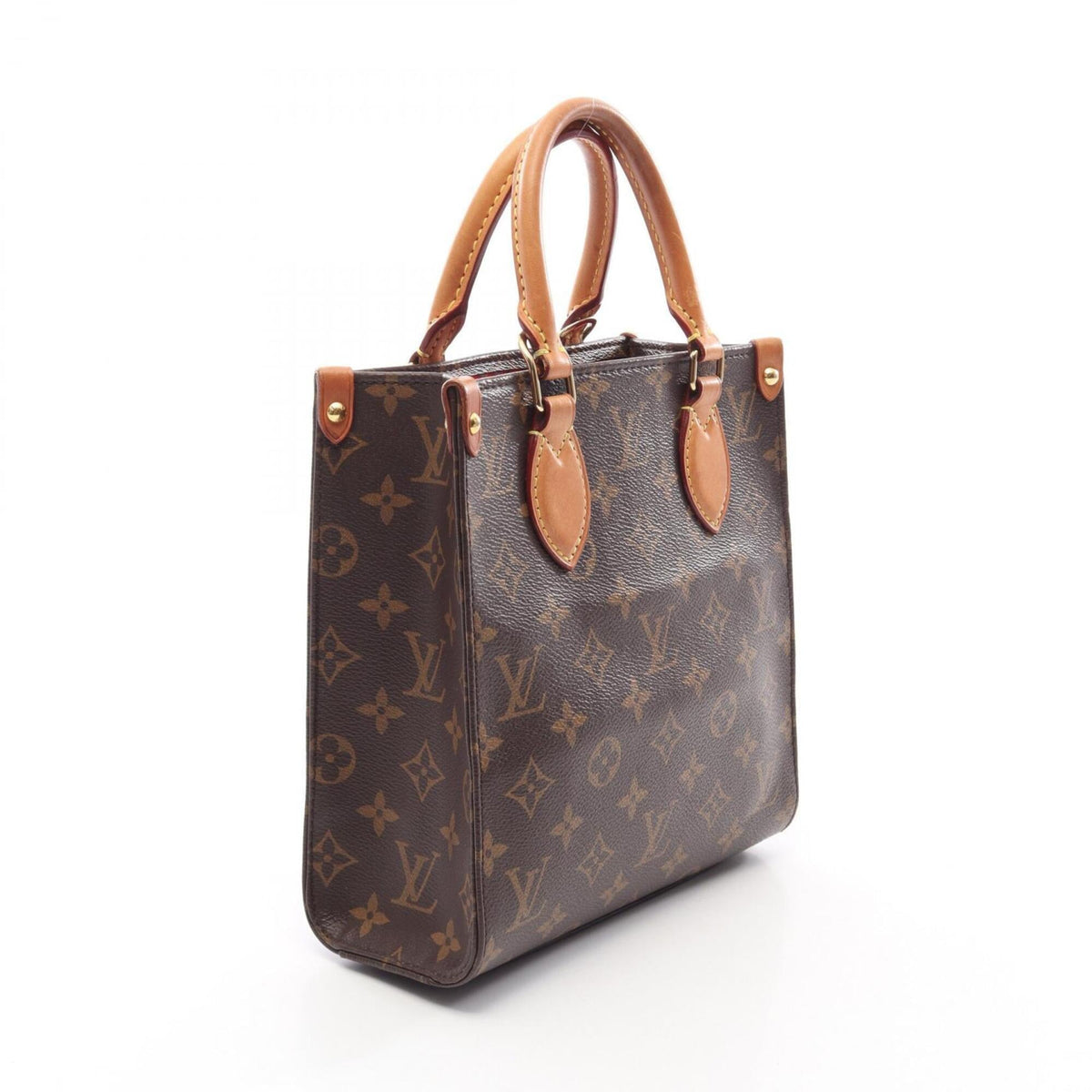 Louis Vuitton Brown Coated Canvas Leather Handbag (Pre-Owned)