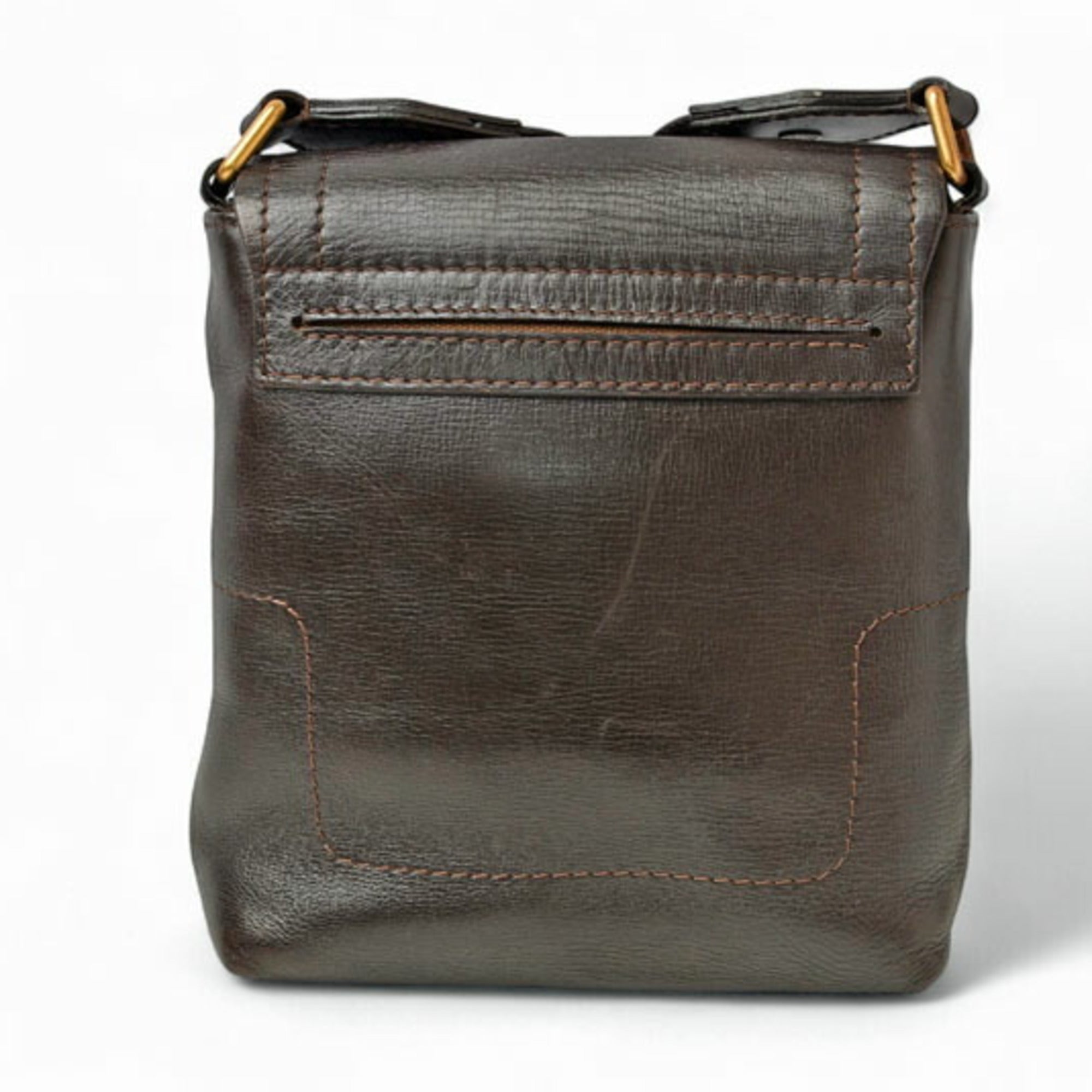 Louis Vuitton Coffee Utah Leather Shoulder Bag (Pre-Owned)