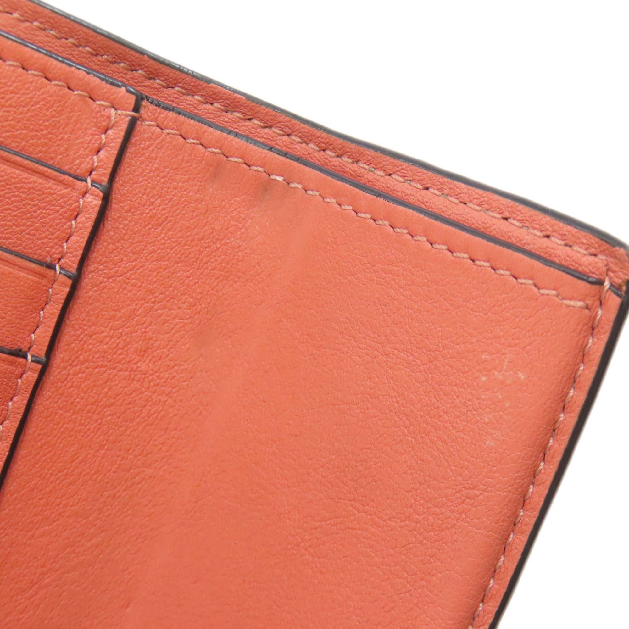 Loewe Beige Leather Wallet (Bi-Fold) (Pre-Owned)