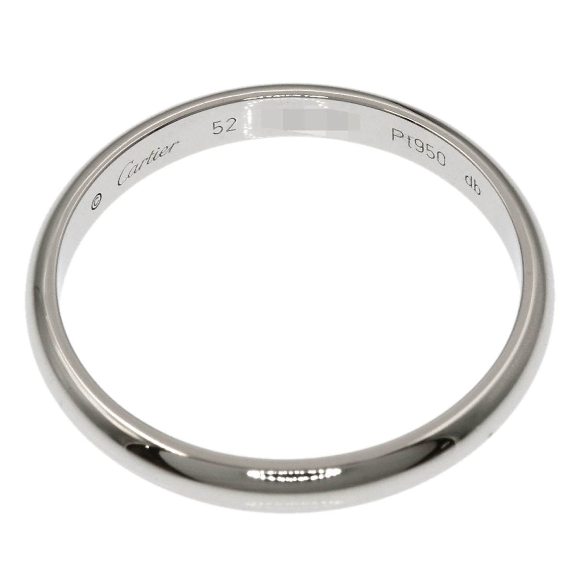 Cartier Platinum 950 Band Ring (Pre-Owned)