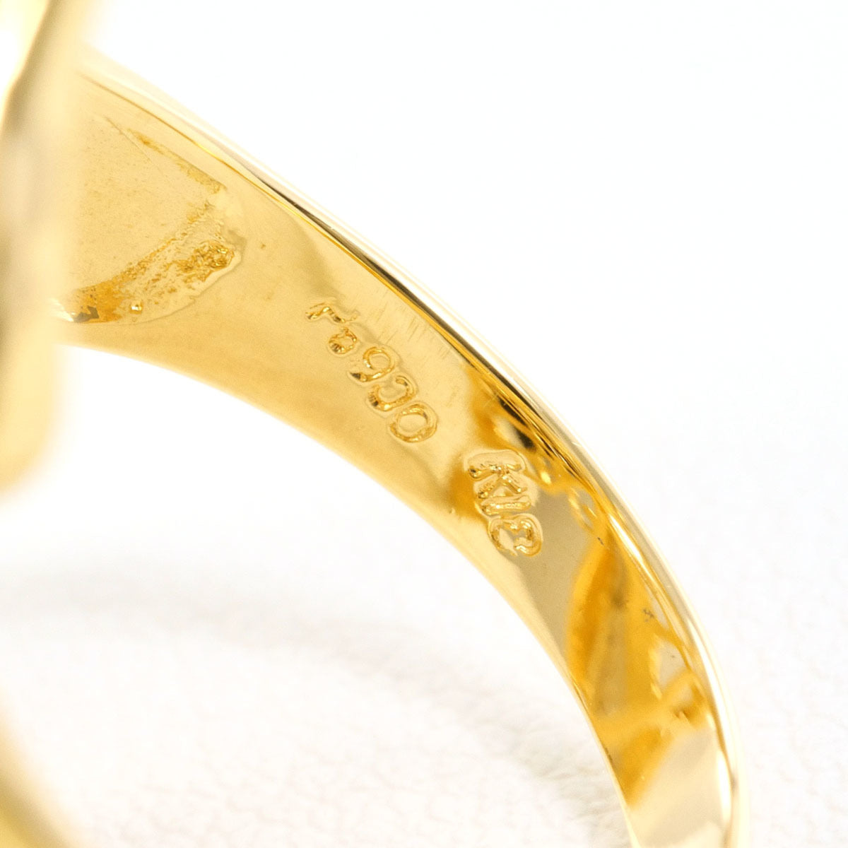 Unbranded Platinum Yellow Gold Yellow Gold (18K) Platinum 900 Band Ring (Pre-Owned)