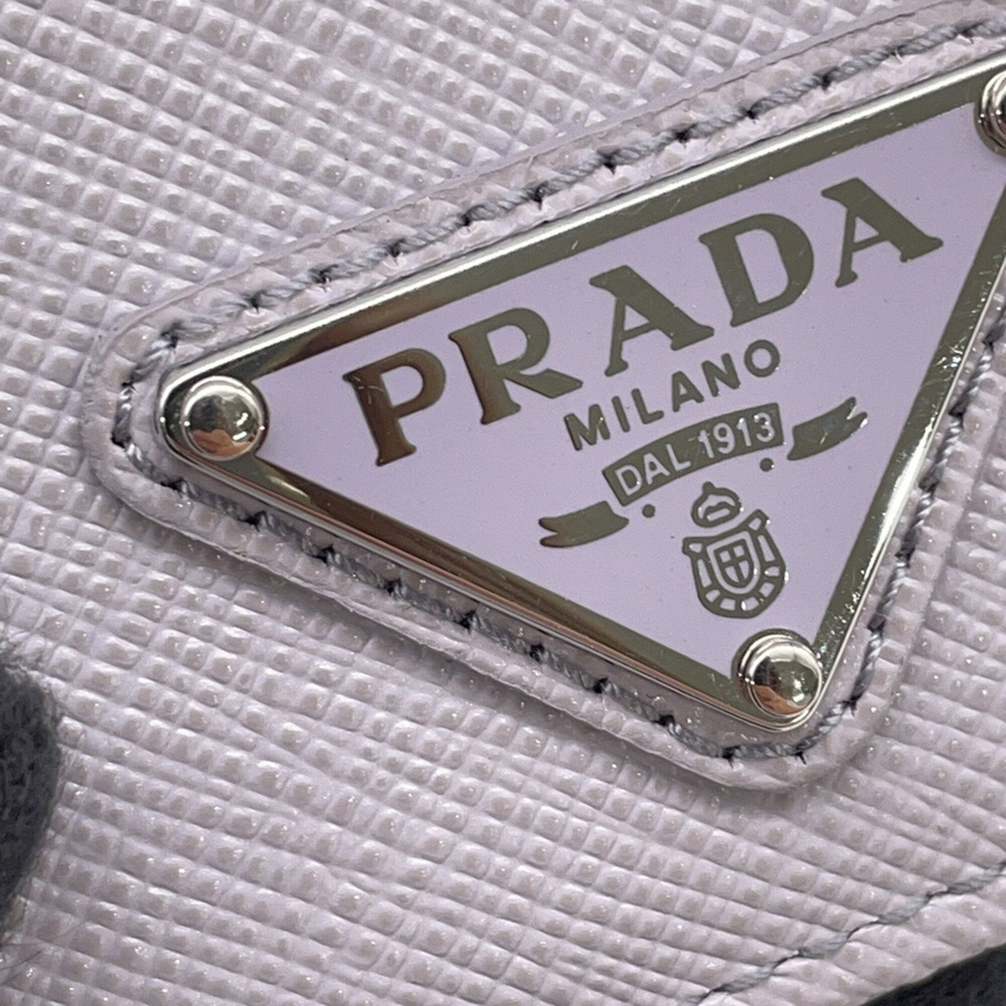 Prada Saffiano Purple Saffiano Wallet (Bi-Fold) (Pre-Owned)
