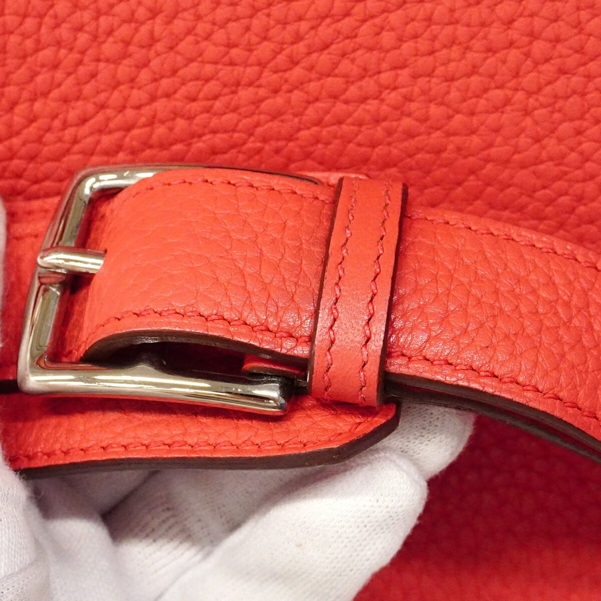 Hermes Bougainvillier Taurillon Clemence Leather Shoulder Bag (Pre-Owned)