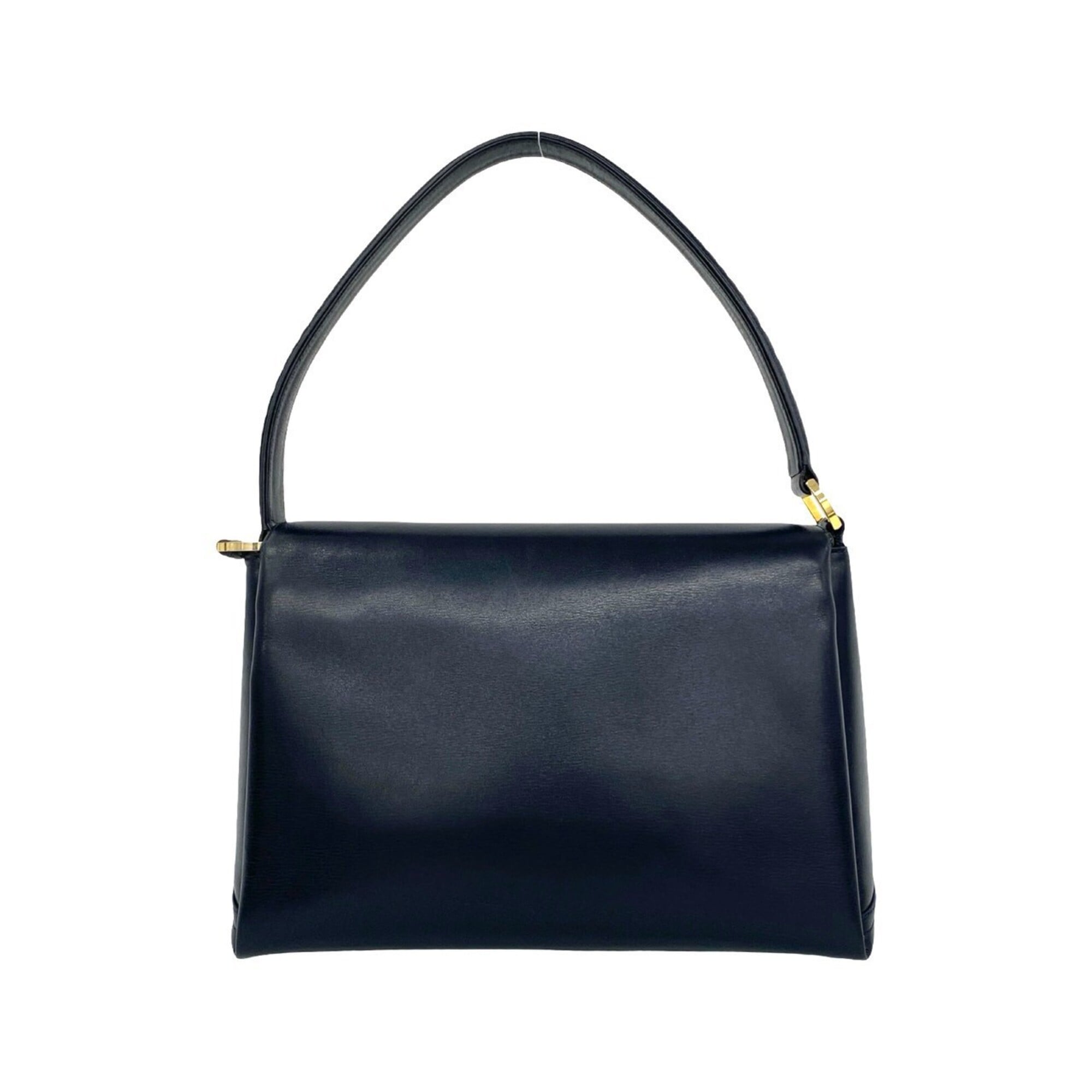 Gucci Navy Leather Handbag (Pre-Owned)