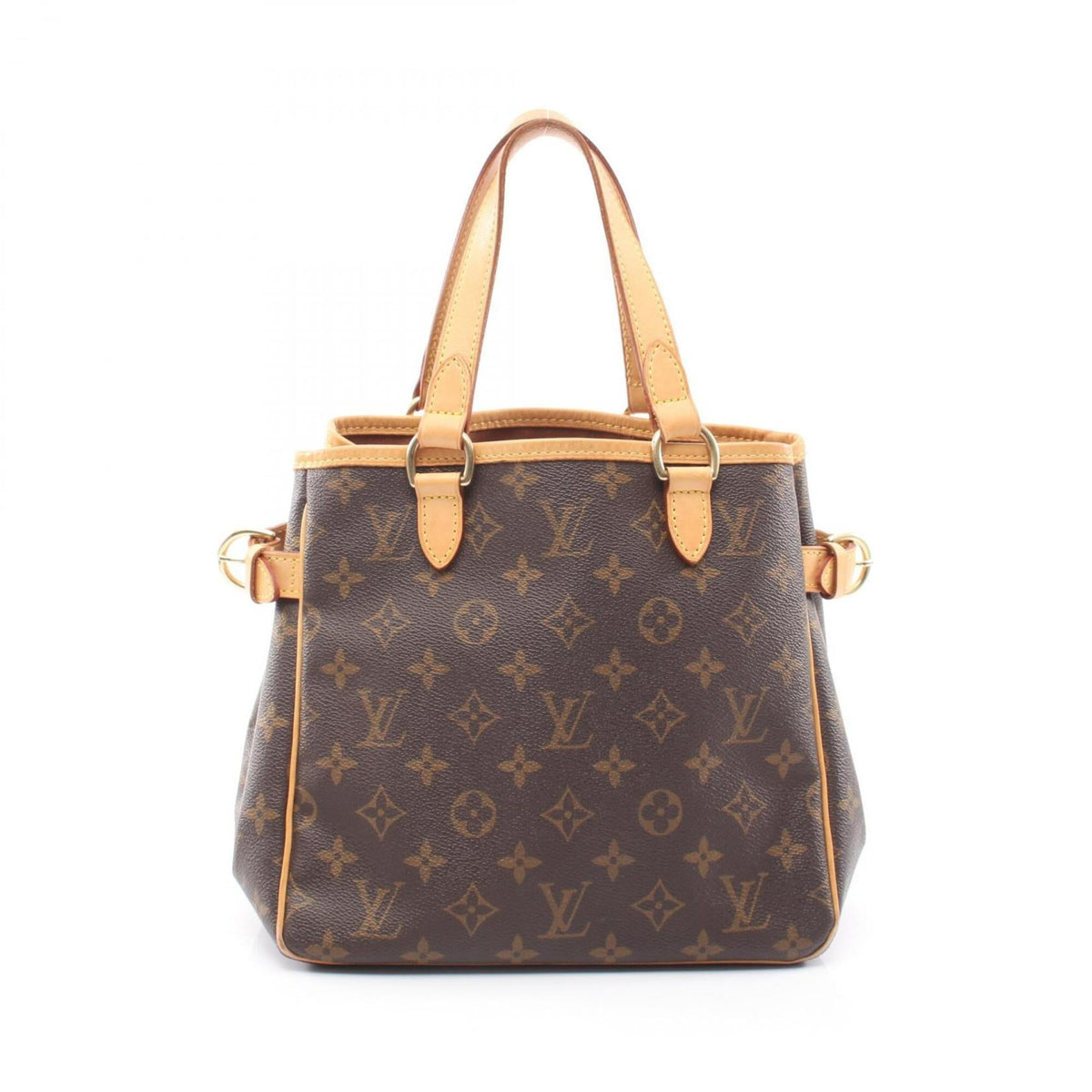 Louis Vuitton Brown Monogram Coated Canvas Leather Handbag (Pre-Owned)