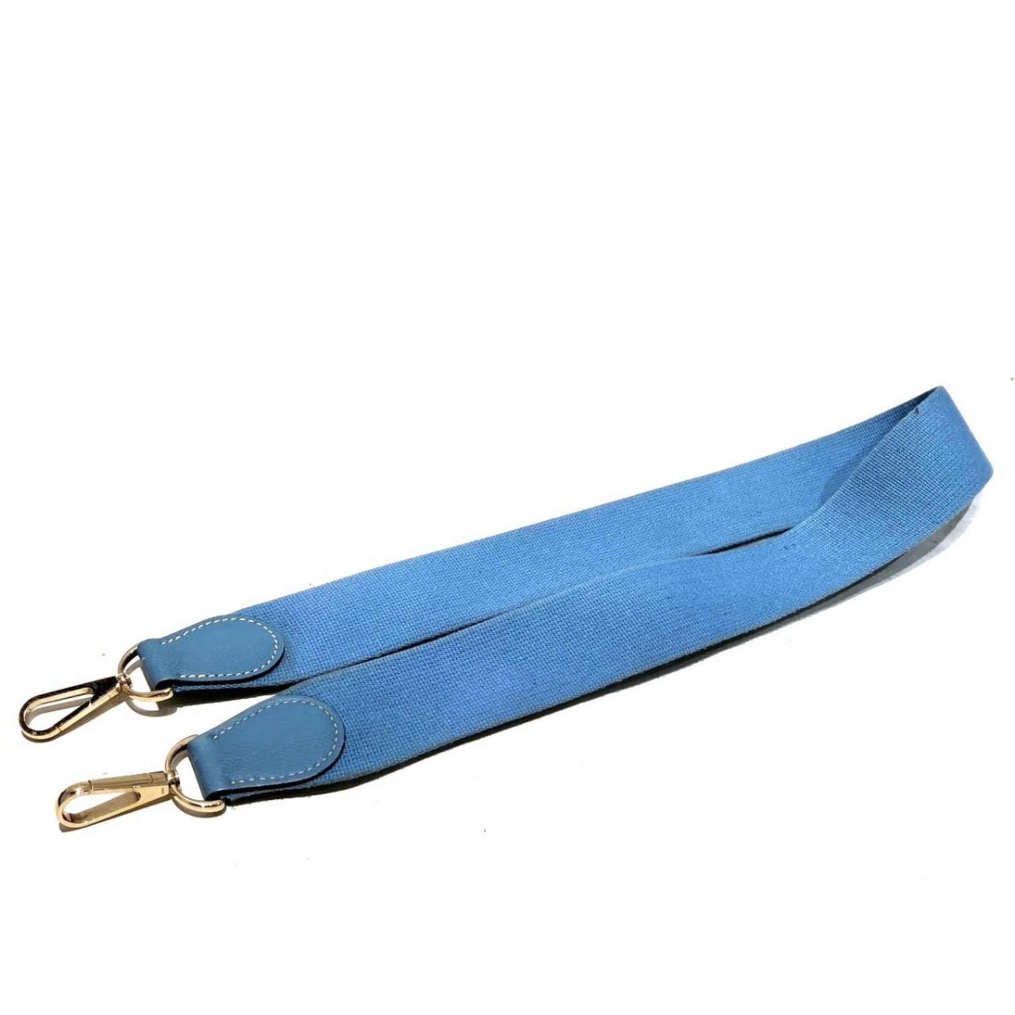Hermes Sky Blue Taurillon Clemence Leather Shoulder Bag (Pre-Owned)