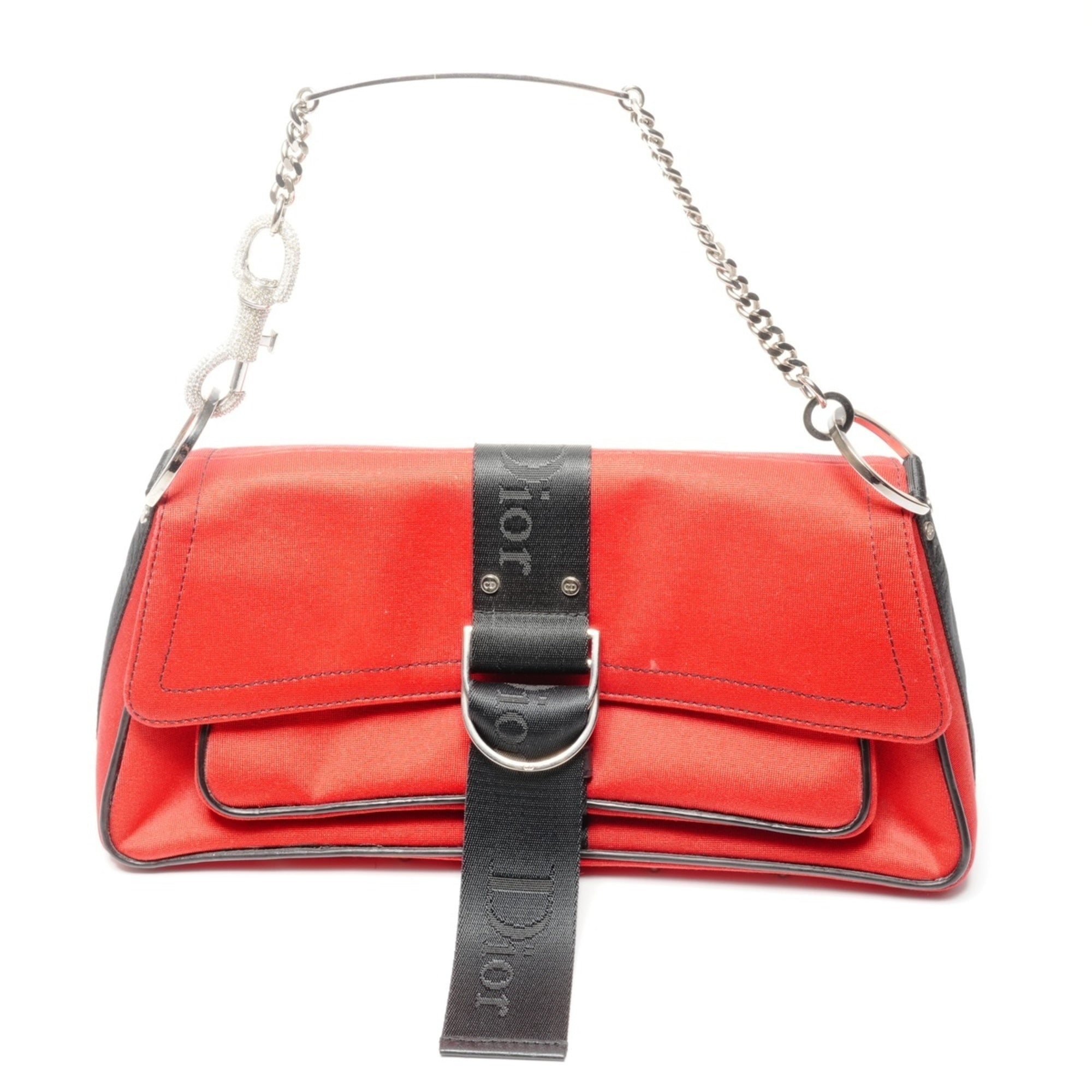 Christian Dior Red Color Shoulder Bag (Pre-Owned)
