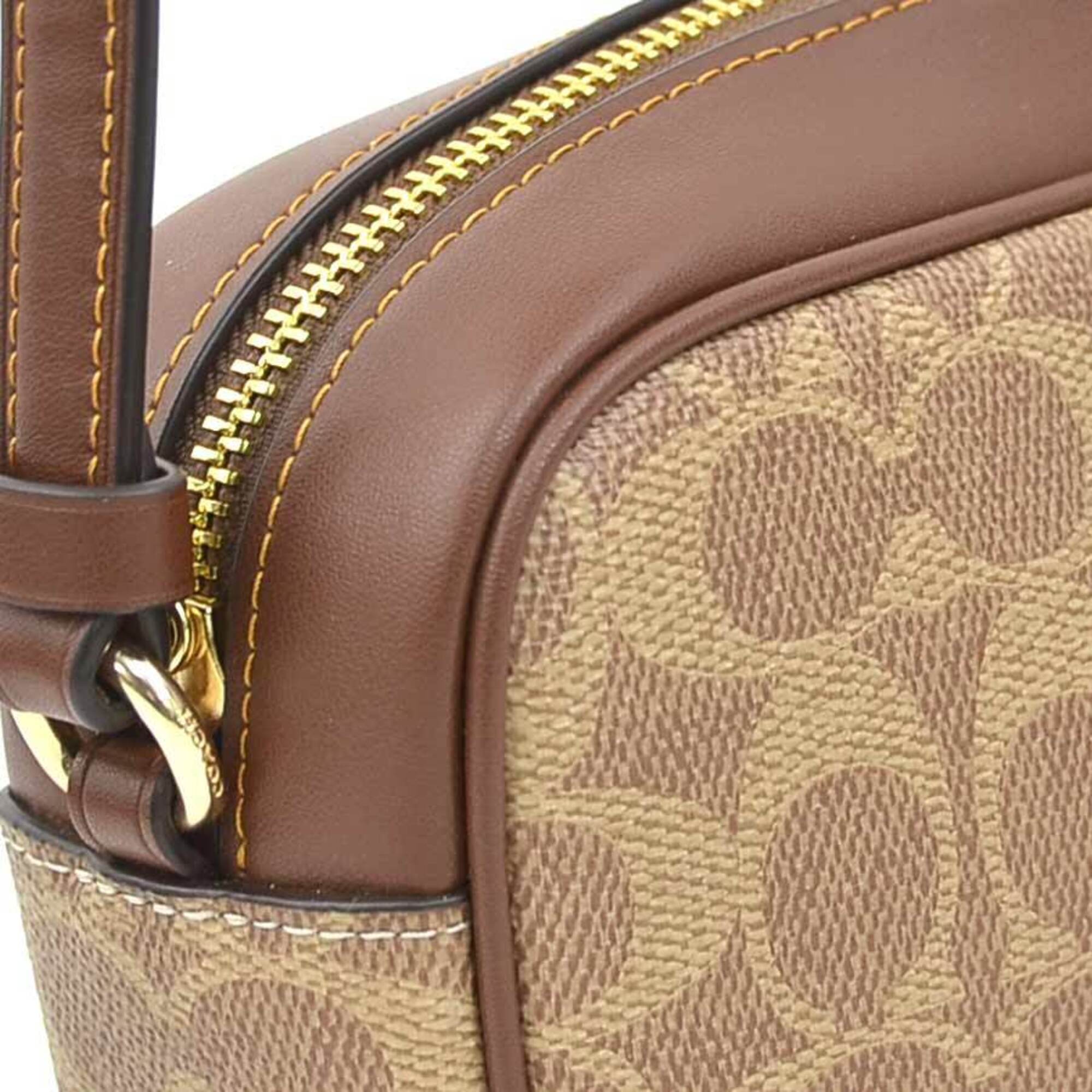 Coach Brown Leather Shoulder Bag (Pre-Owned)