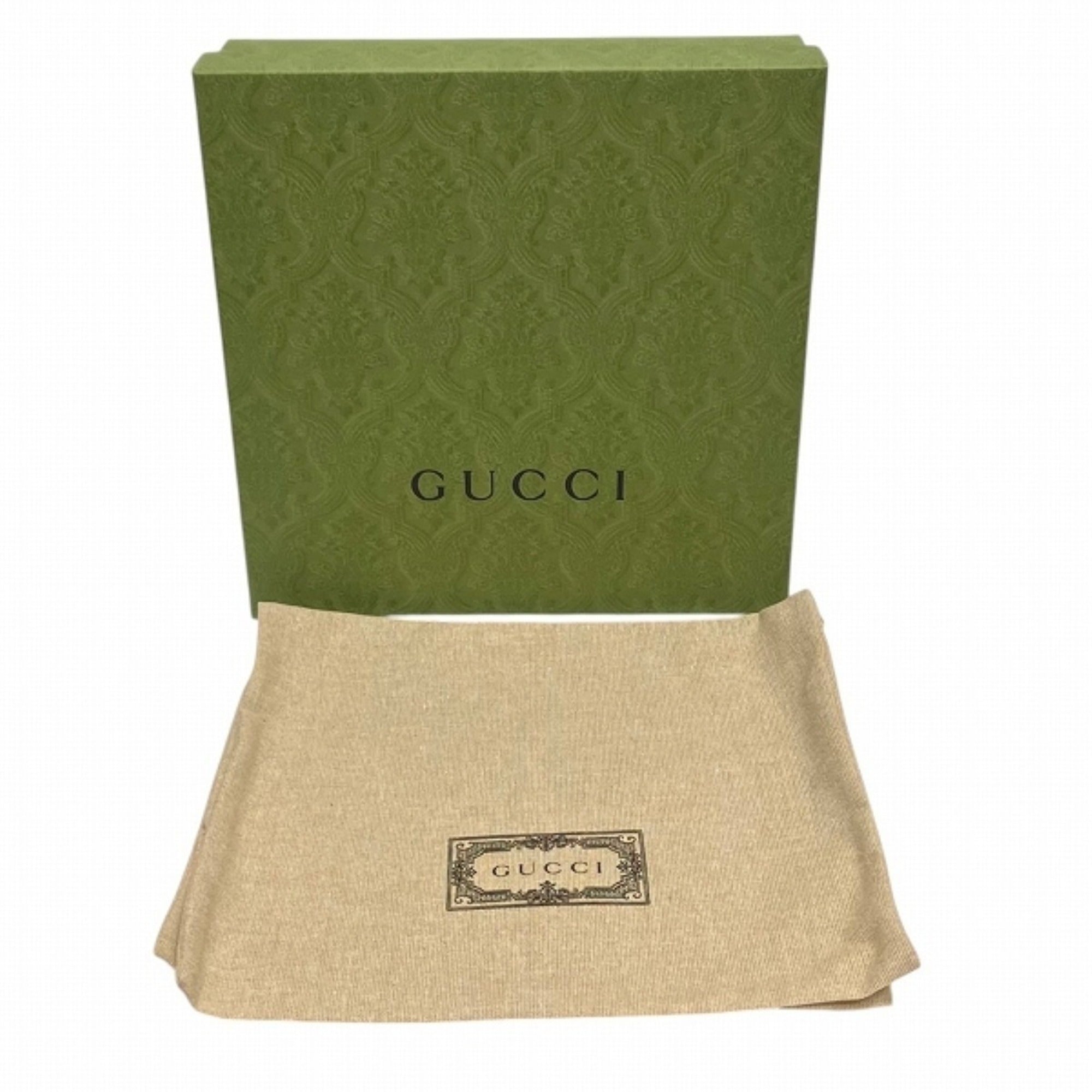 Gucci Beige Brown Gg Supreme Leather Shoulder Bag (Pre-Owned)