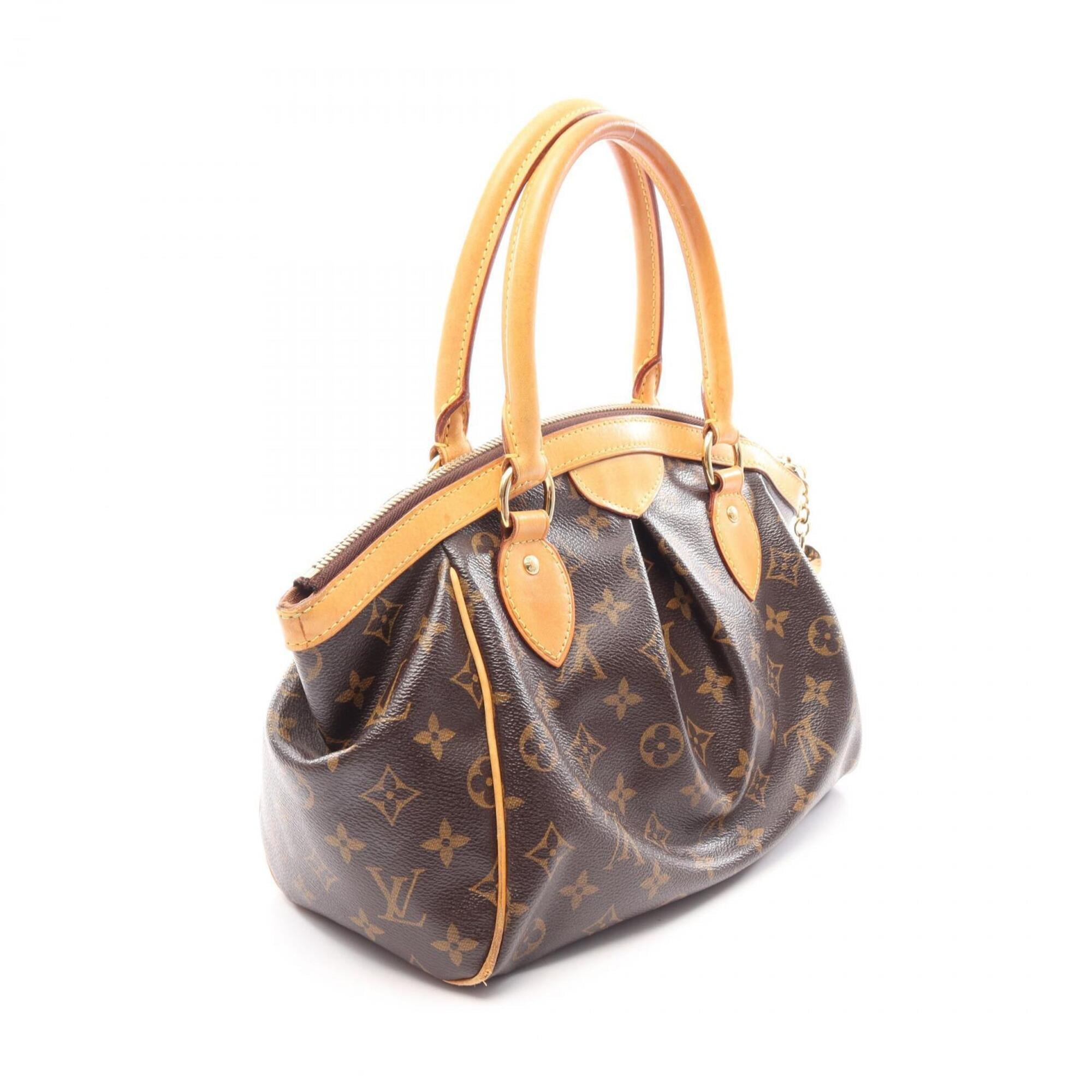 Louis Vuitton Brown Coated Canvas Leather Handbag (Pre-Owned)