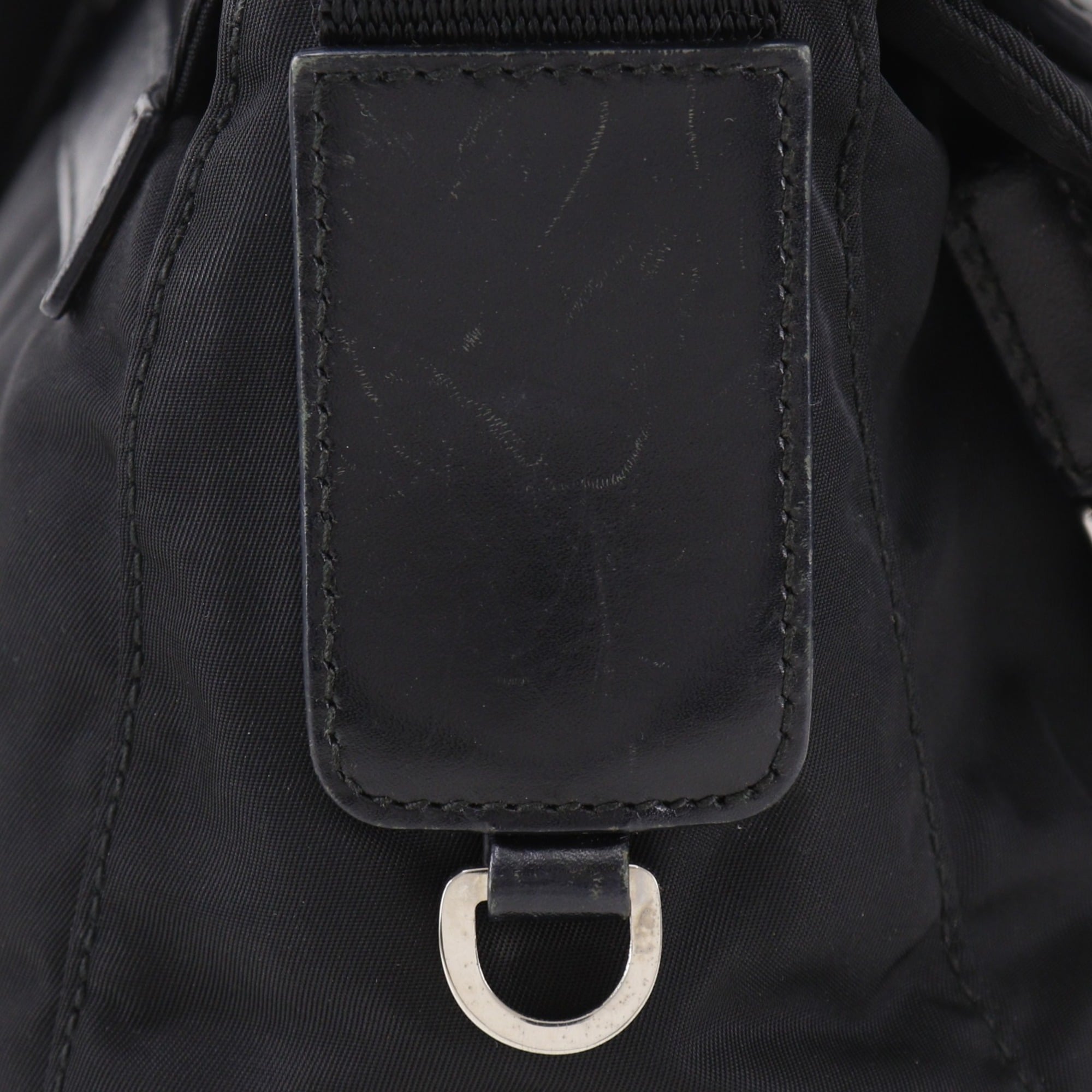 Prada Black Nylon Shoulder Bag (Pre-Owned)