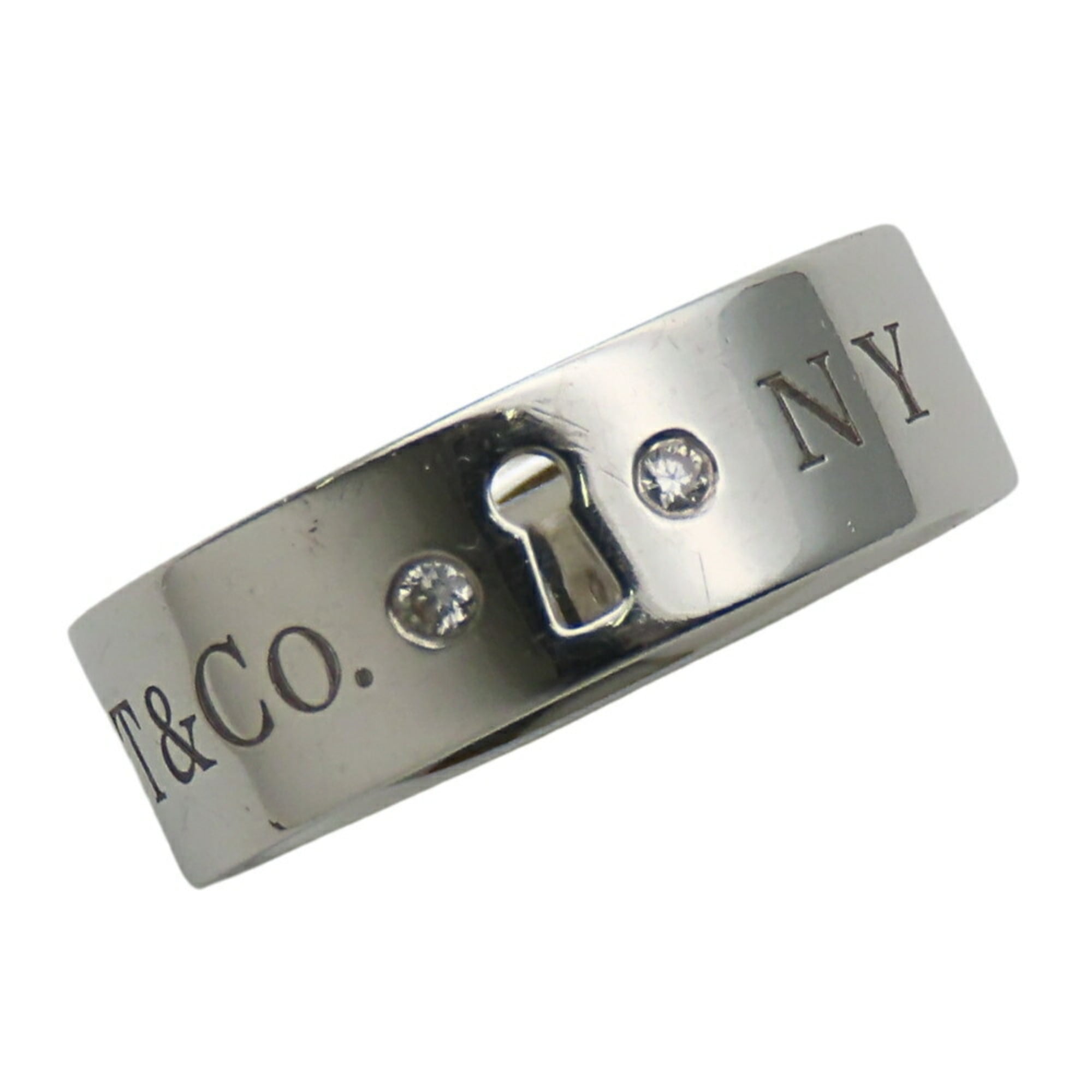 Tiffany Silver Silver 925 Band Ring (Pre-Owned)