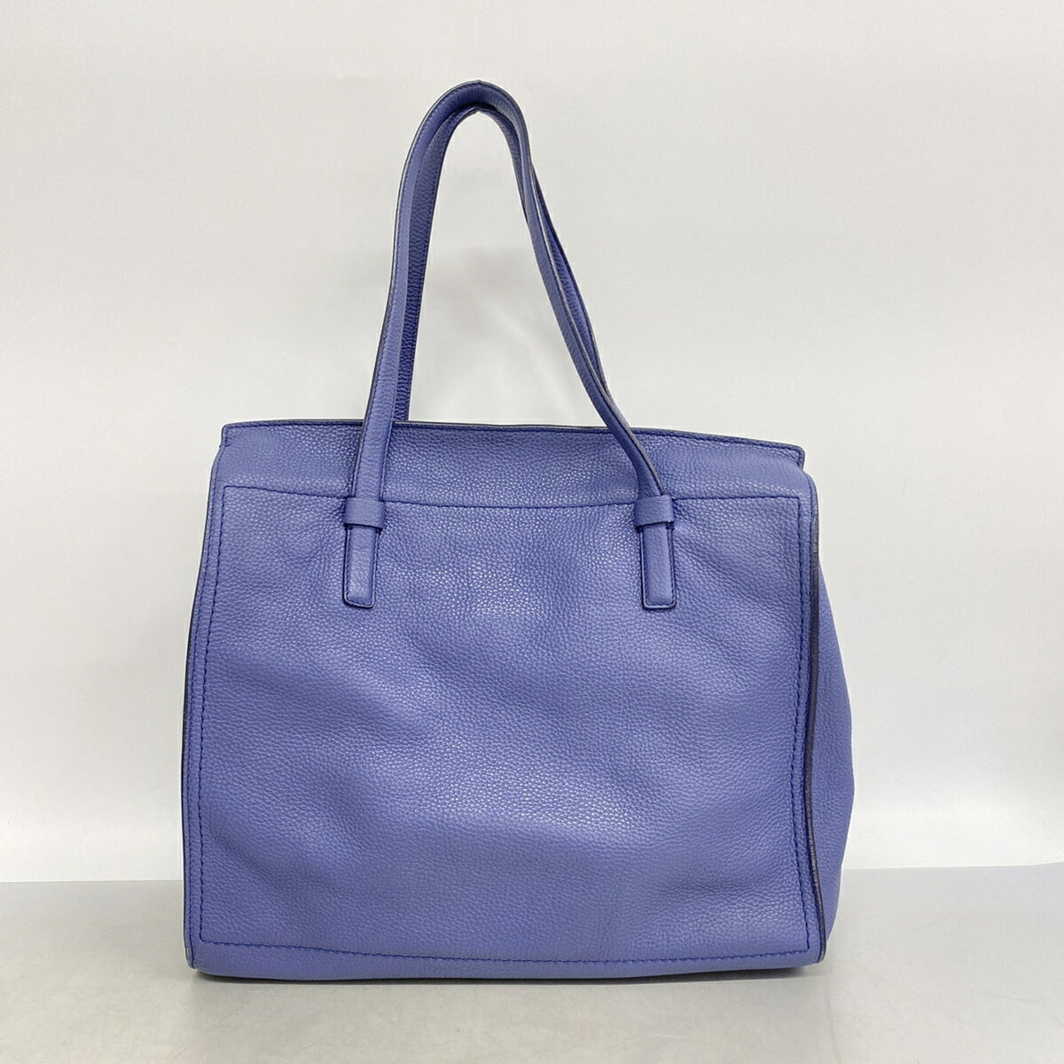 Salvatore Ferragamo Blue Leather Tote Bag (Pre-Owned)