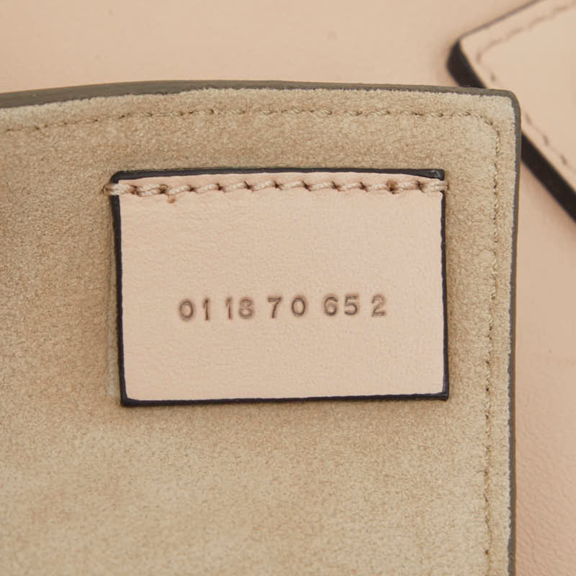 Chloé Beige Pink Leather Suede Shoulder Bag (Pre-Owned)