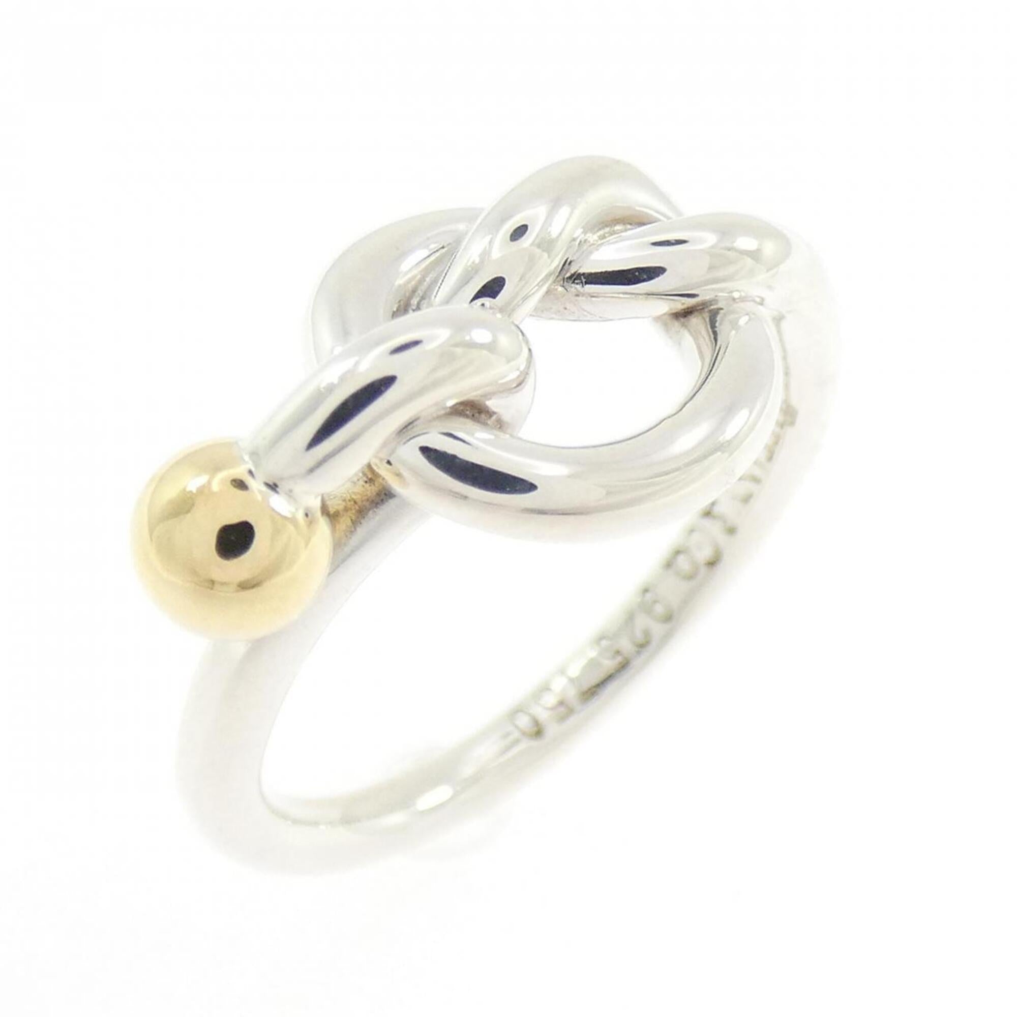 Tiffany Yellow Gold (18K) Silver 925 Band Ring (Pre-Owned)