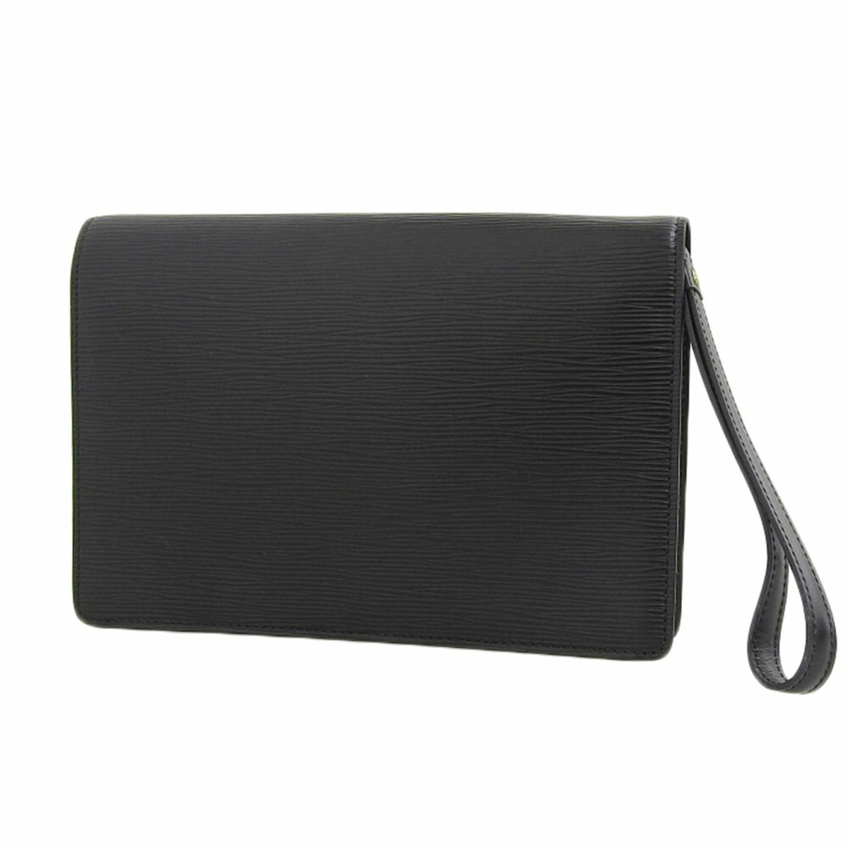 Louis Vuitton Black Noir Epi Leather Clutch Bag Pochette (Pre-Owned)