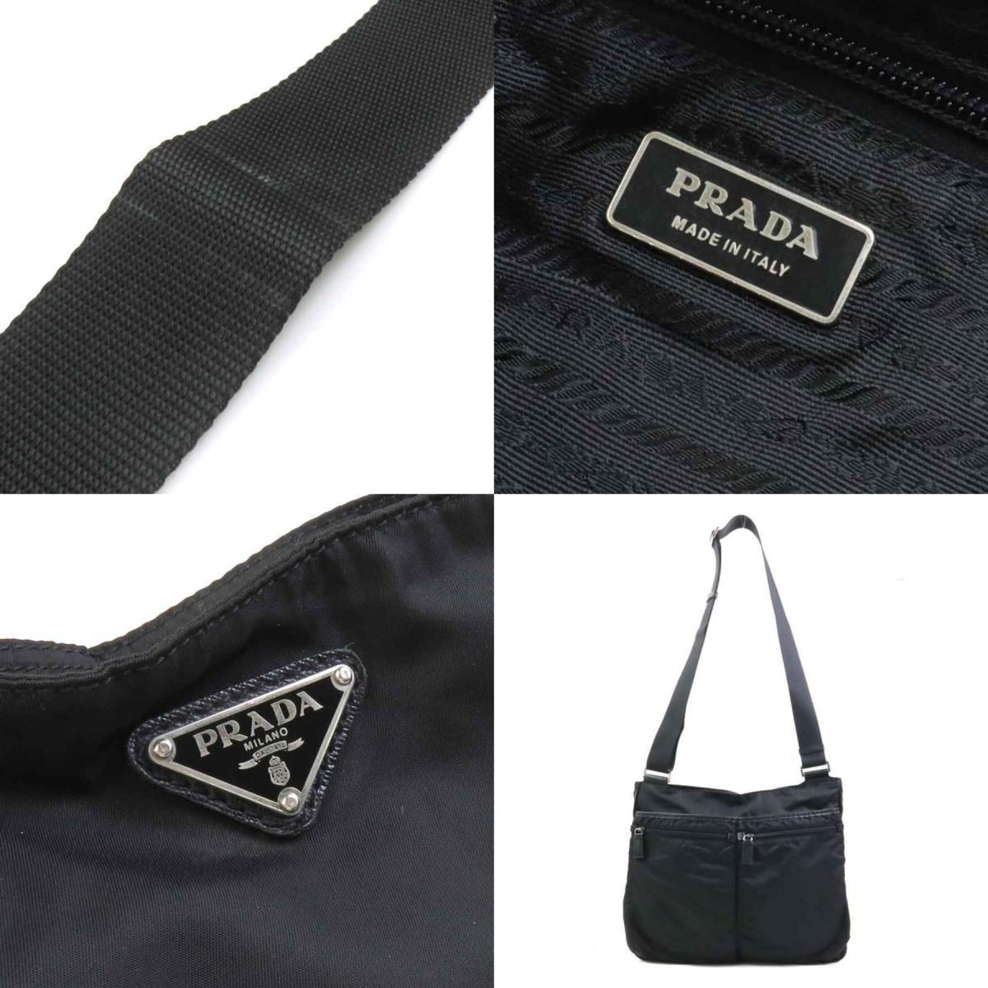 Prada Black Nylon Shoulder Bag (Pre-Owned)