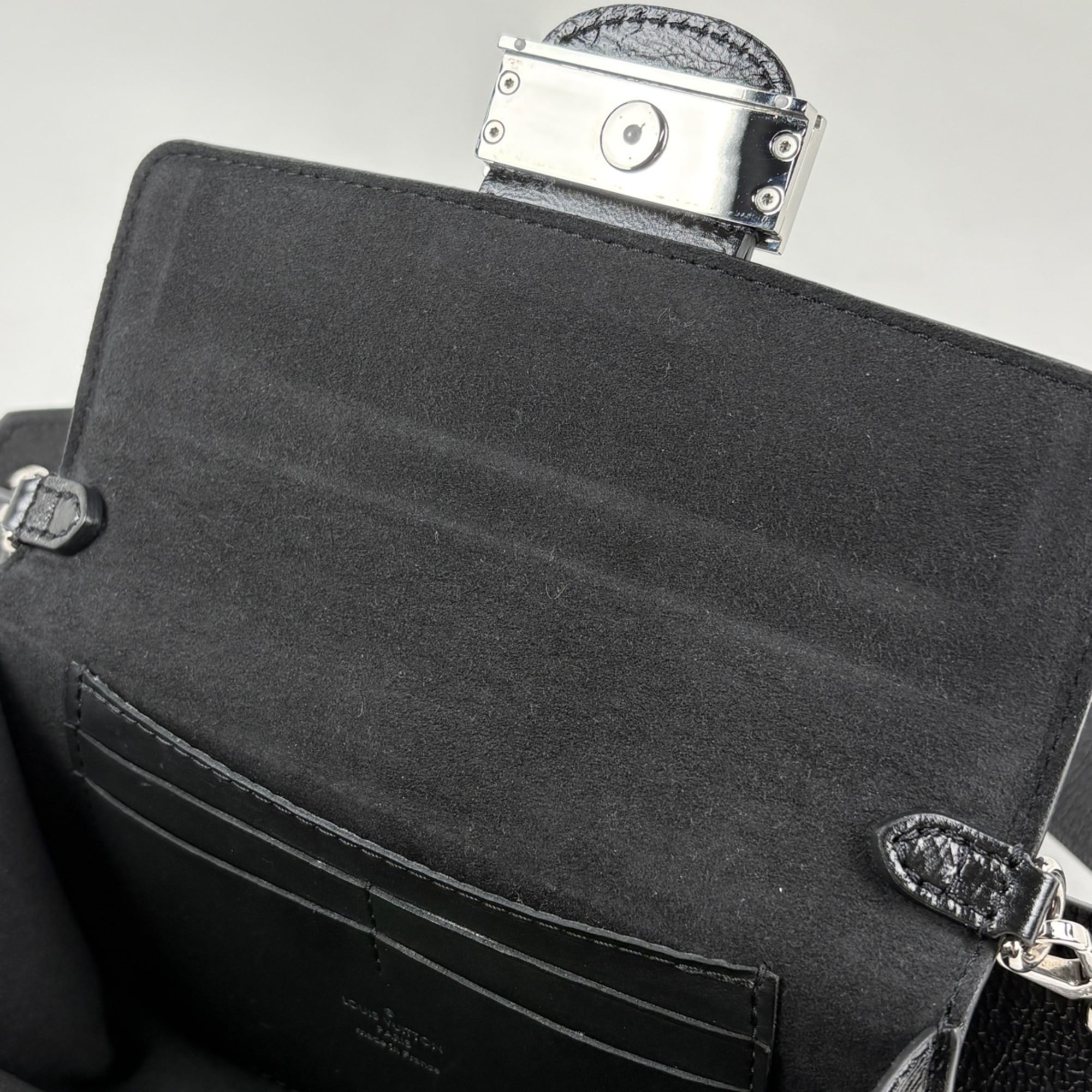 Louis Vuitton Black Brown Noir Monogram Reverse Fanny Pack (Pre-Owned)
