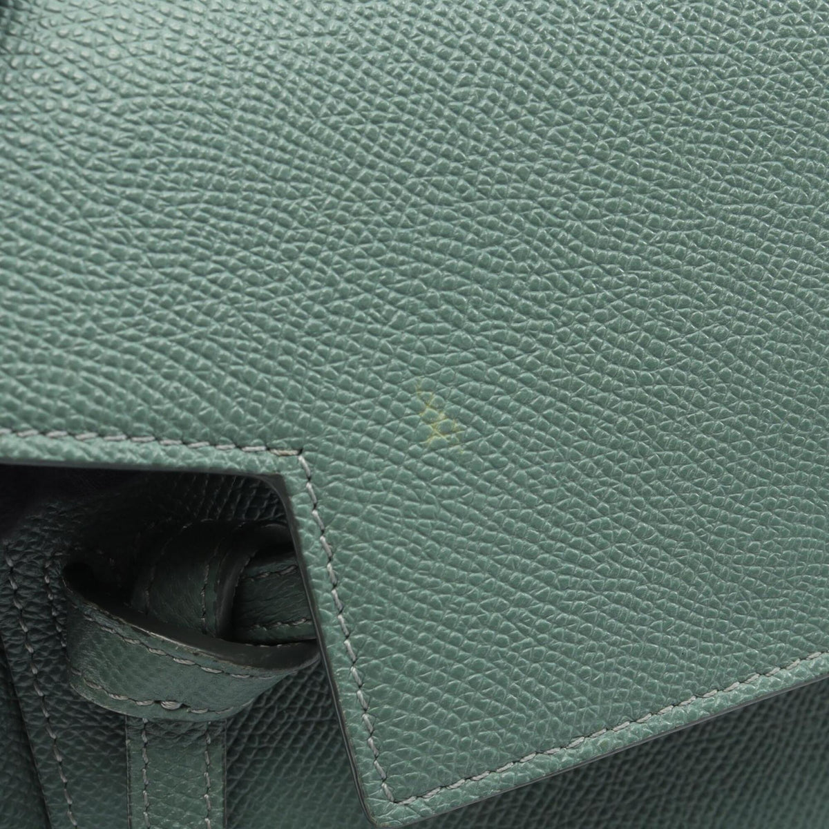Celine Green Leather Handbag (Pre-Owned)