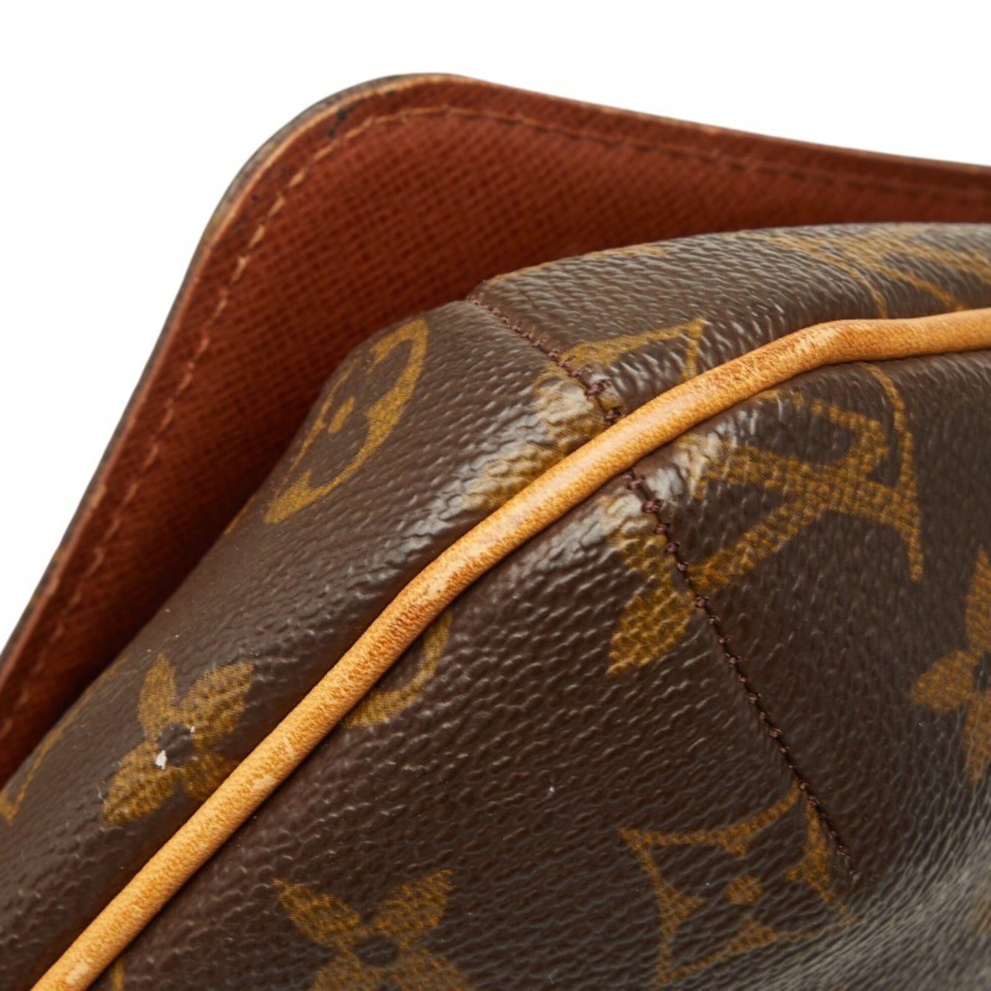 Louis Vuitton Brown Pvc Leather Shoulder Bag (Pre-Owned)