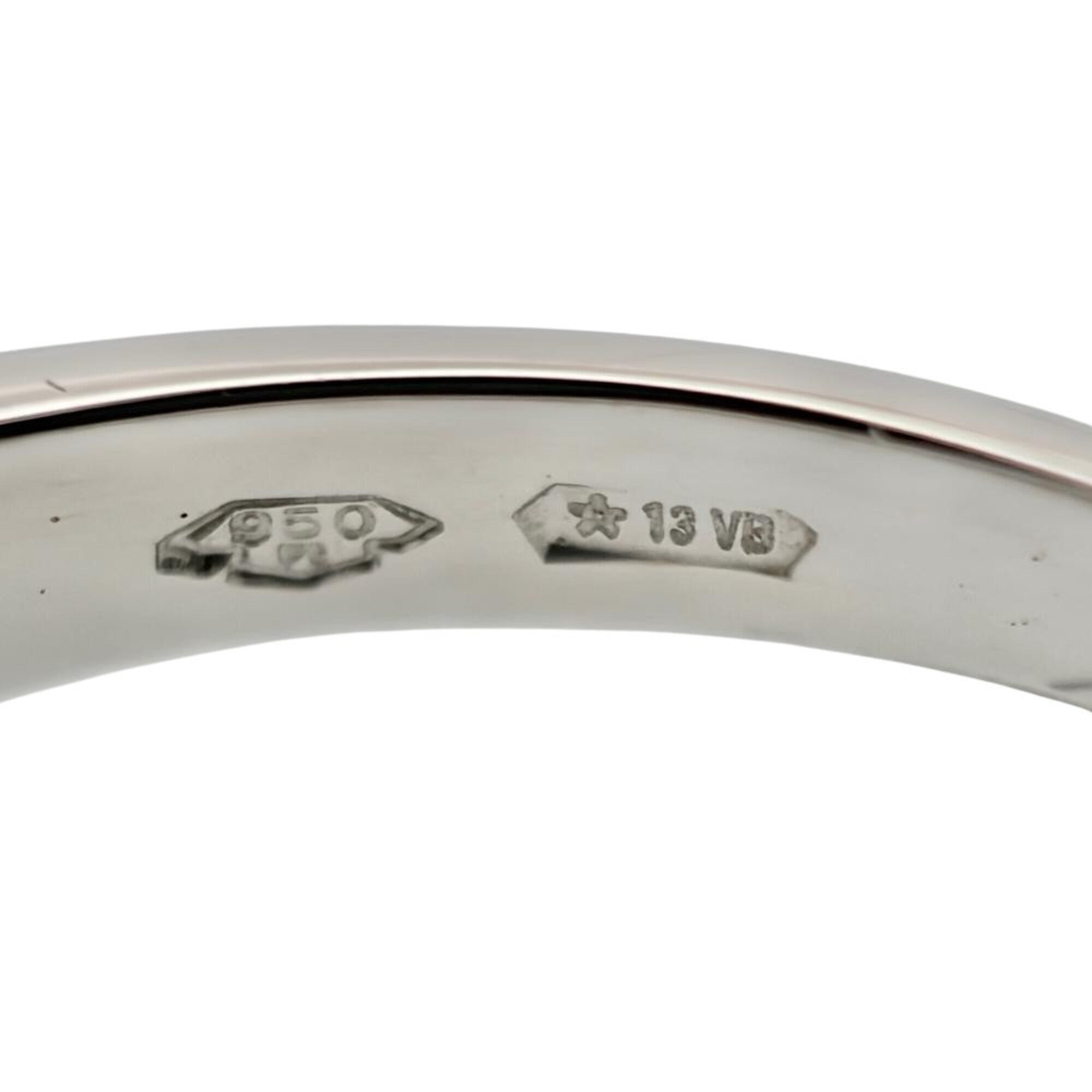 Bvlgari Platinum Platinum 950 Band Ring (Pre-Owned)