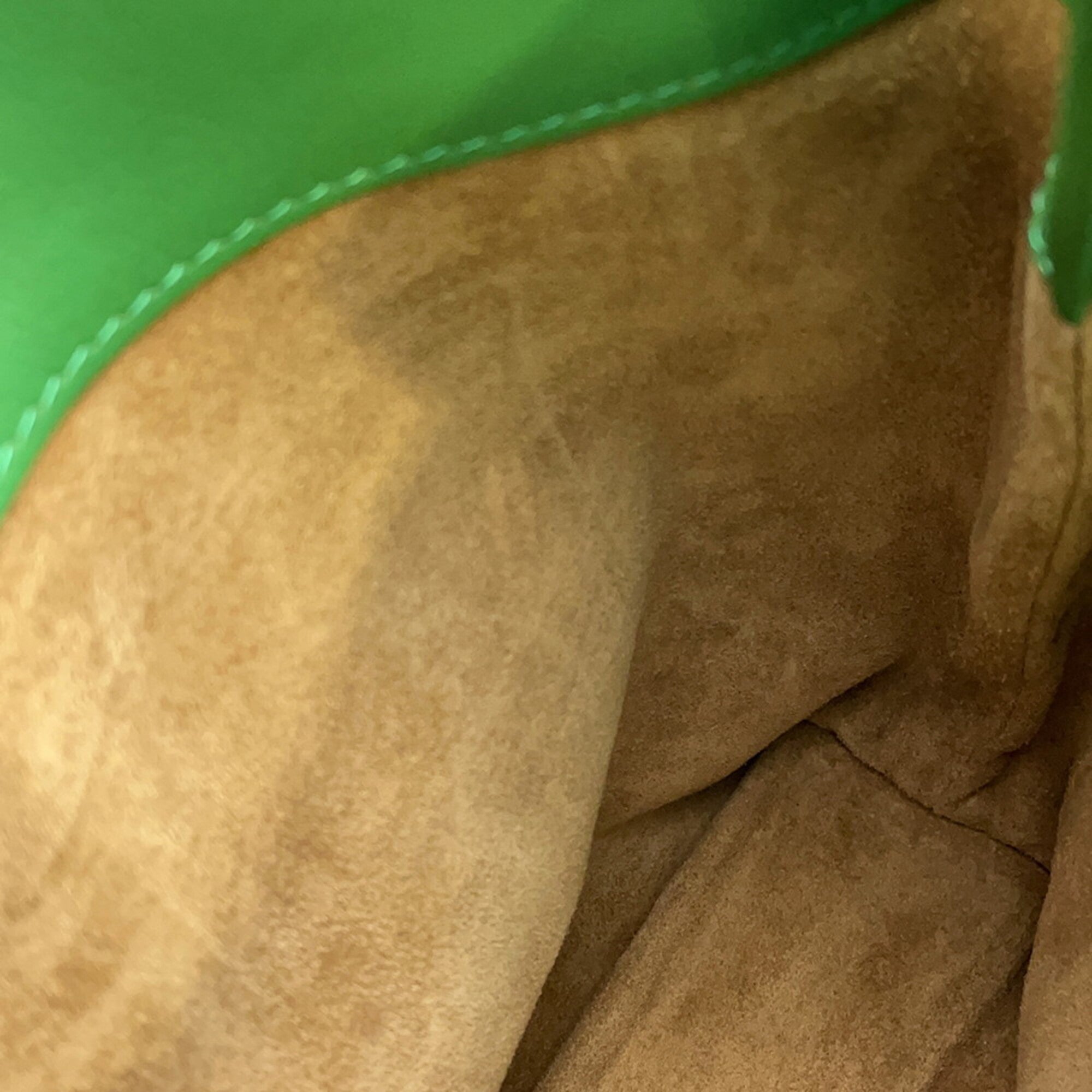 Loewe Green Leather Handbag Shoulder Bag (Pre-Owned)