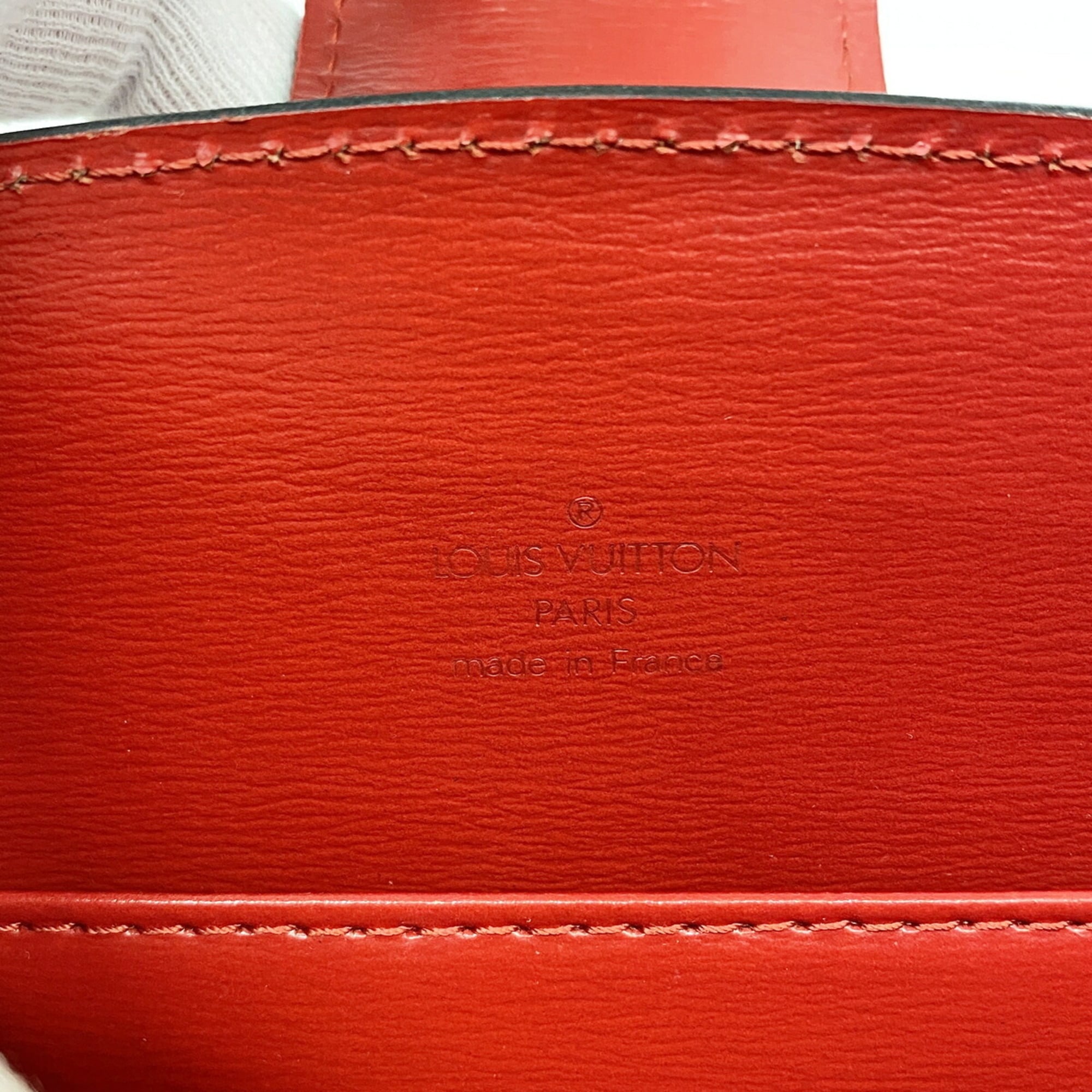 Louis Vuitton Castilian Red Shoulder Bag (Pre-Owned)
