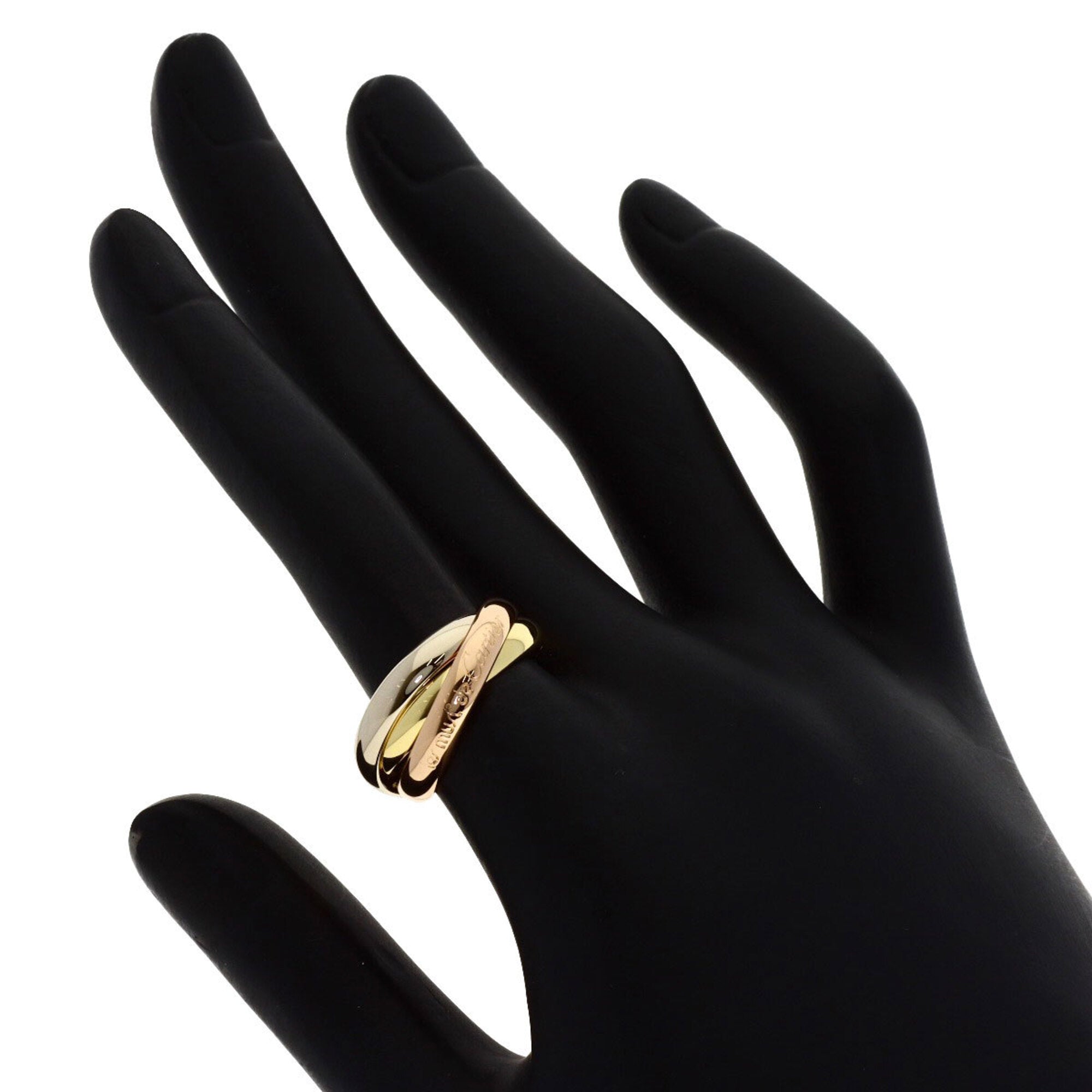 Cartier Yellow Gold (18K) Pink Gold (18K) White Gold (18K) Band Ring (Pre-Owned)