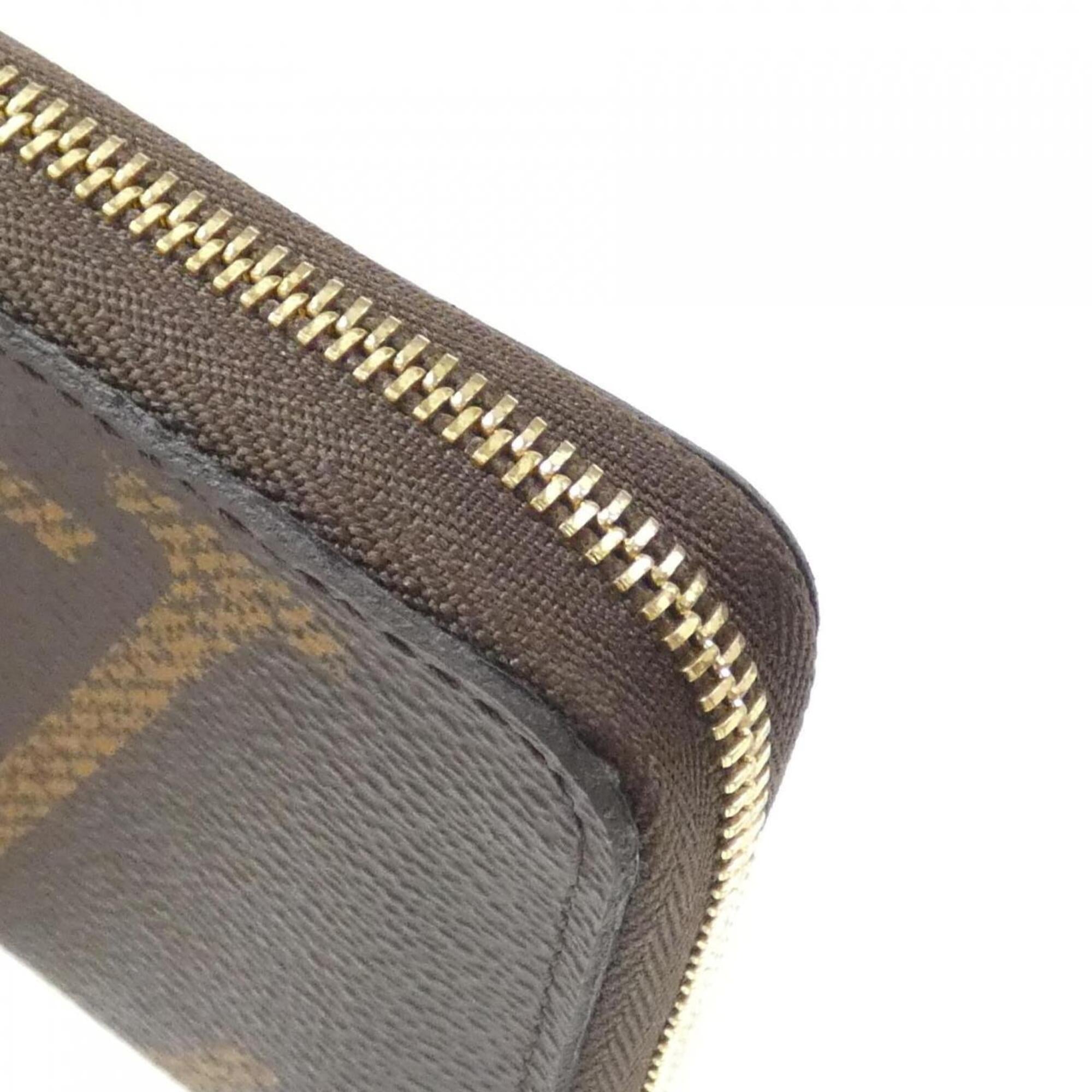Louis Vuitton Monogram Marron Coated Canvas Coin Purse/Coin Case (Pre-Owned)