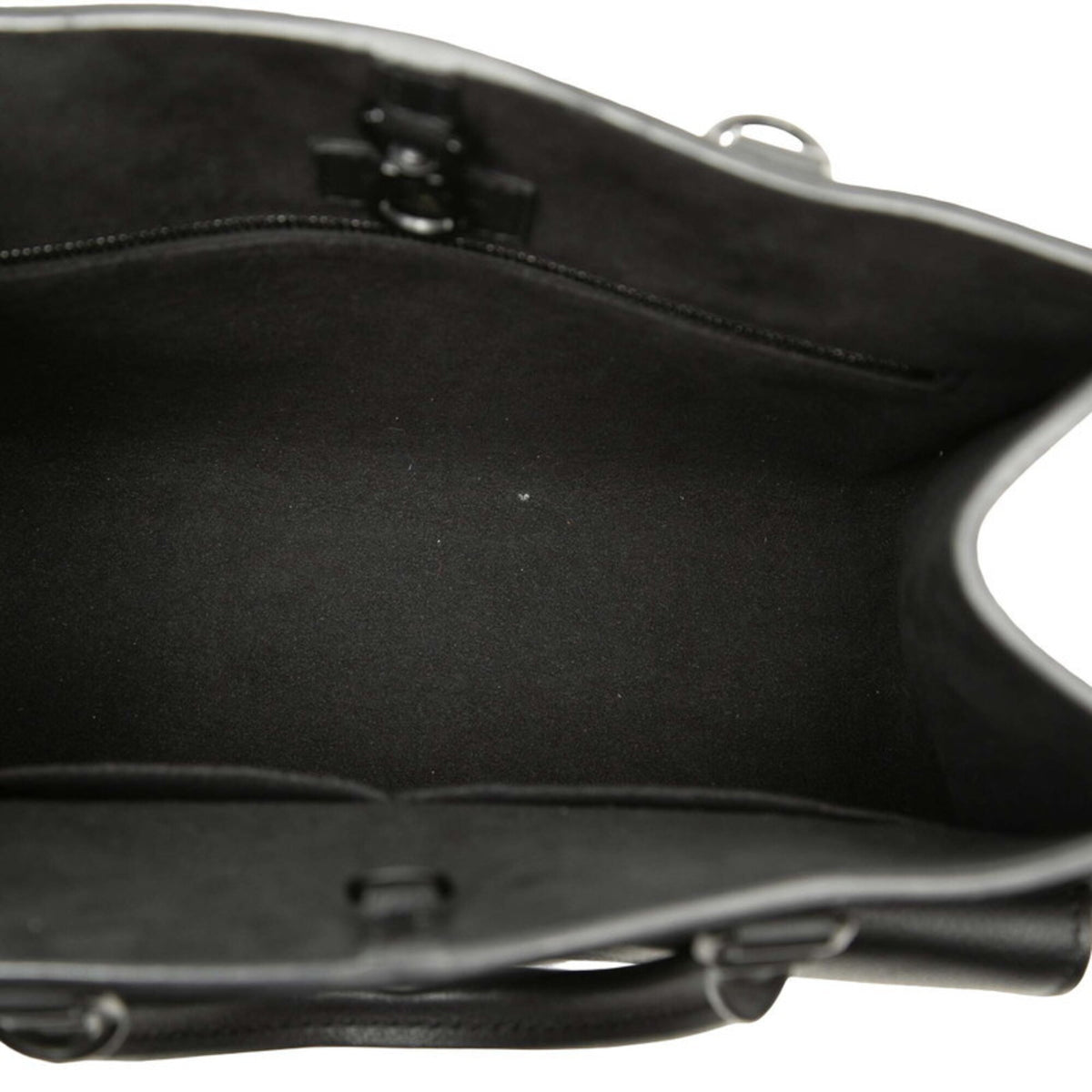 Louis Vuitton Black Noir Leather Handbag (Pre-Owned)