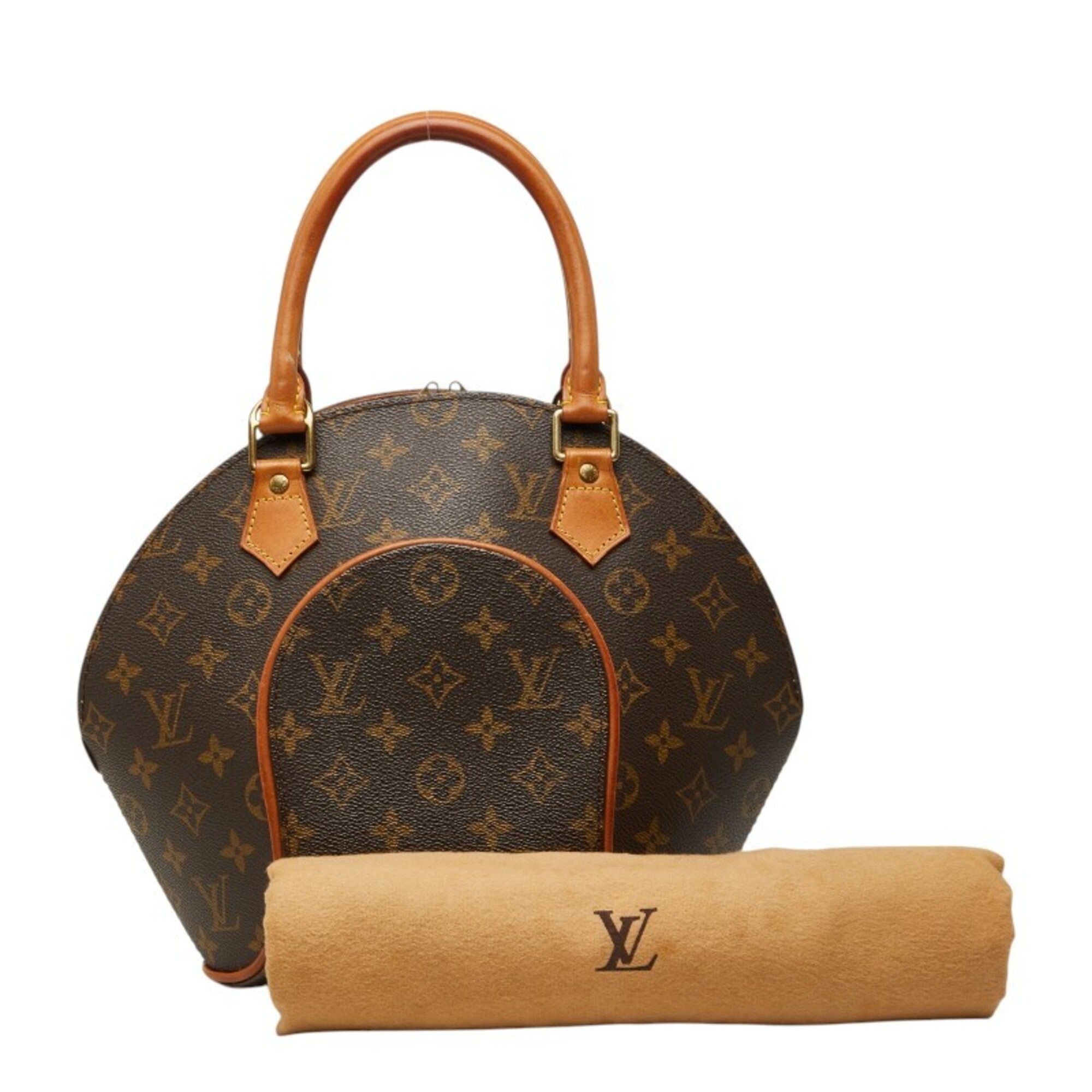 Louis Vuitton Brown Pvc Leather Handbag (Pre-Owned)