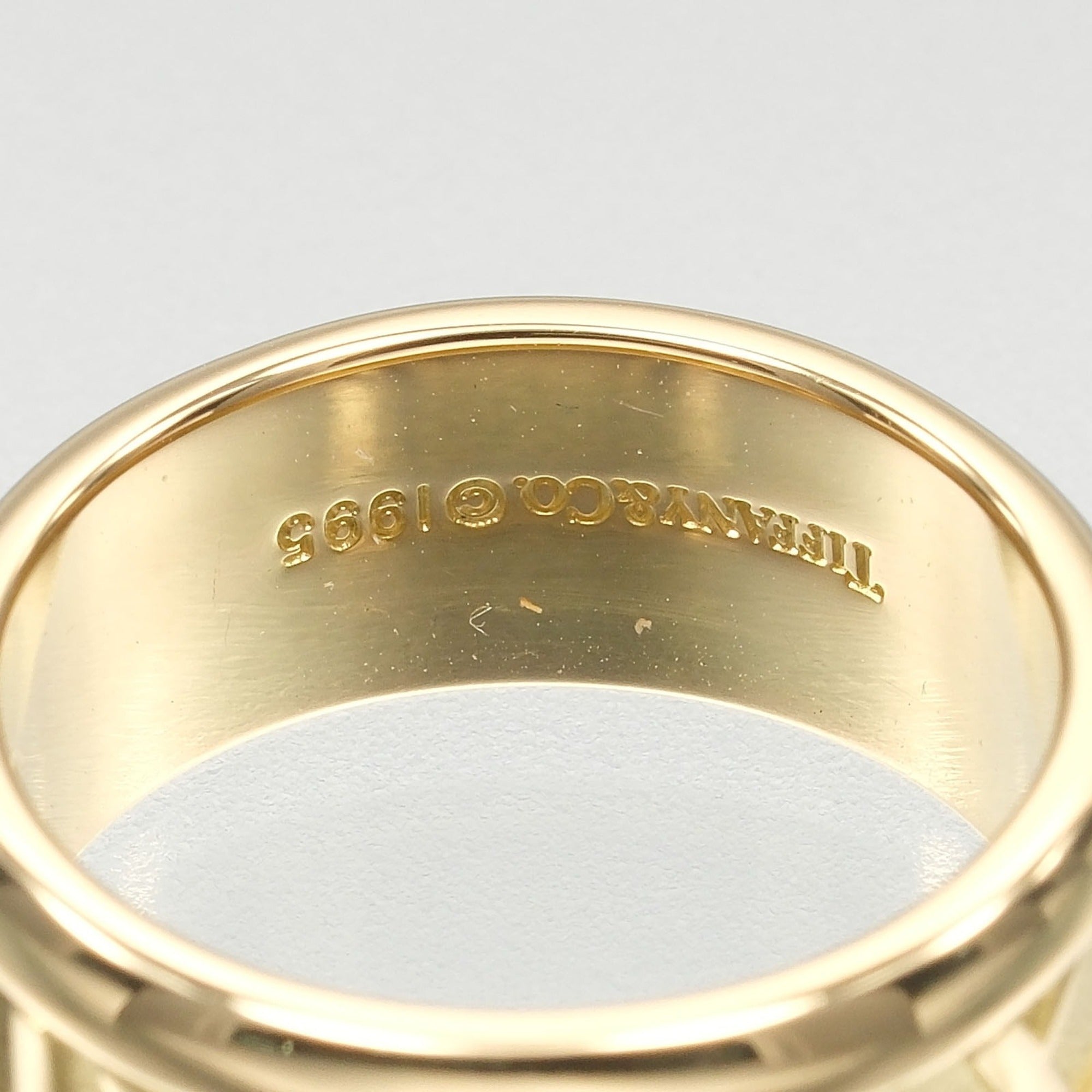 Tiffany Yellow Gold (18K) Band Ring (Pre-Owned)