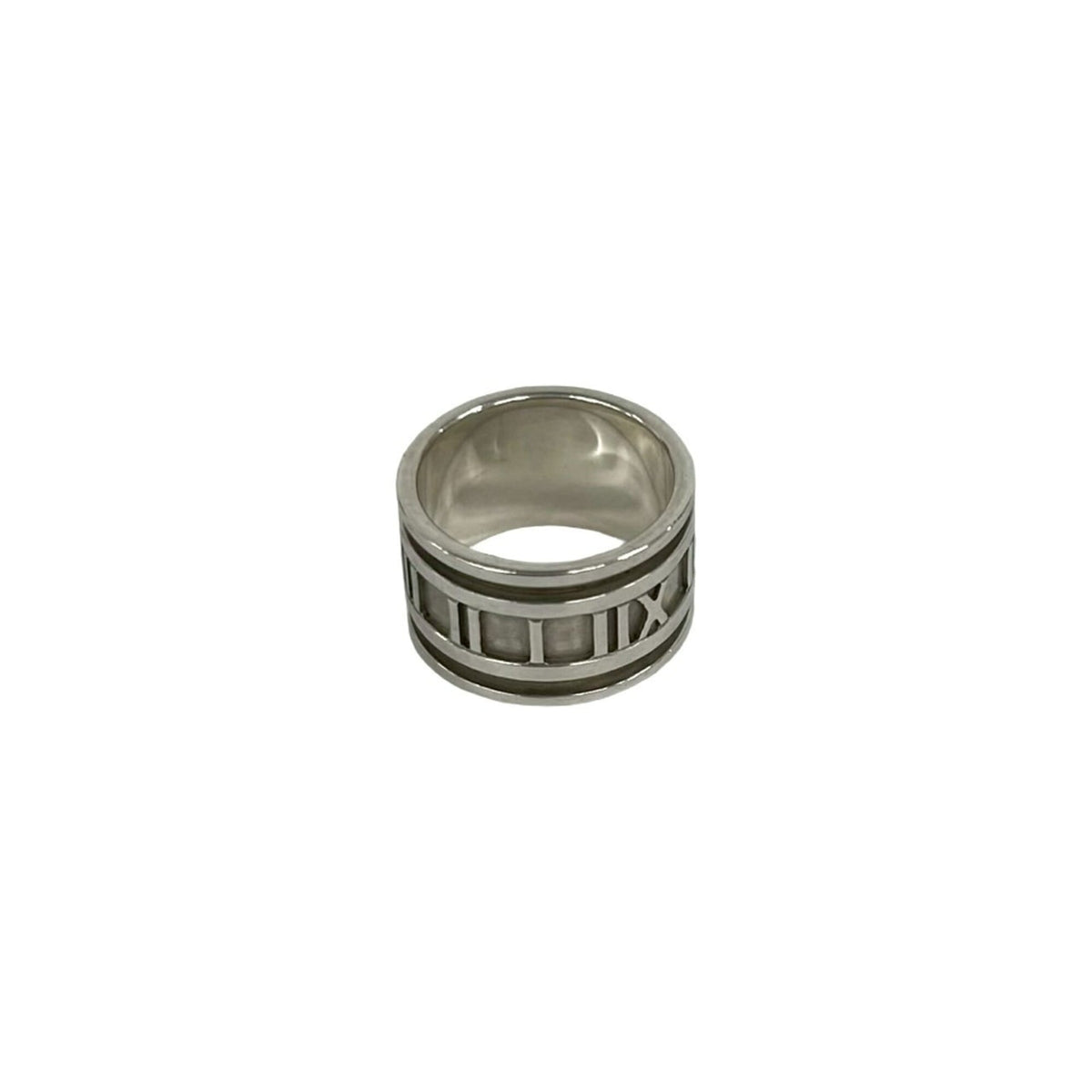Tiffany Silver Silver 925 Band Ring (Pre-Owned)