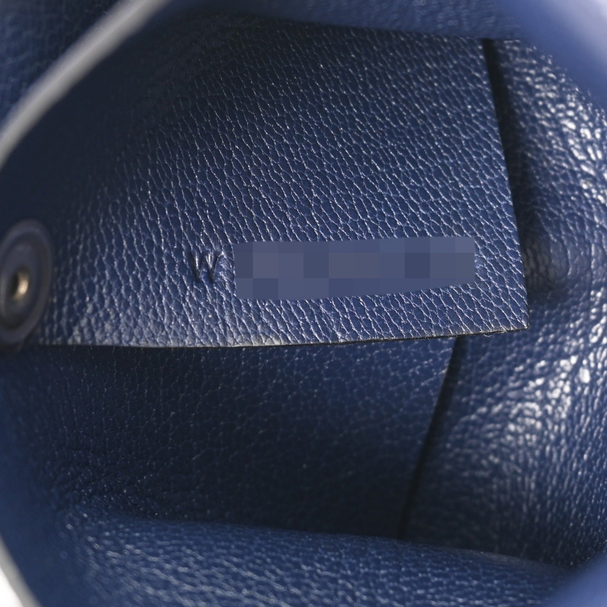 Hermes Blue Evercalf Leather Coin Purse/Coin Case (Pre-Owned)