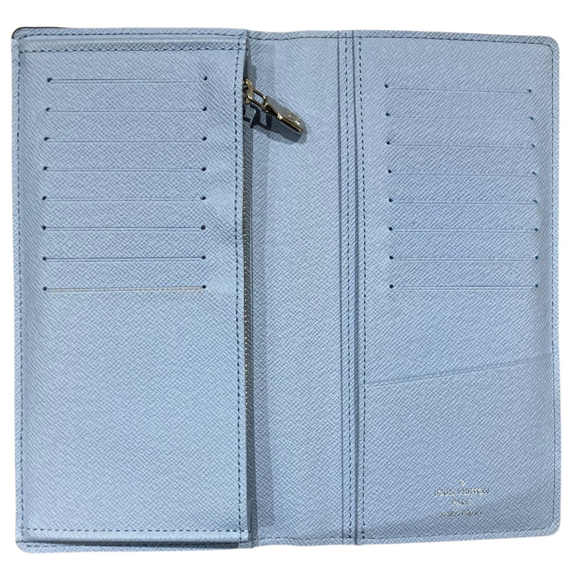 Louis Vuitton Blue Ciel Monogram Monogram Long Wallet (Bi-Fold) (Pre-Owned)