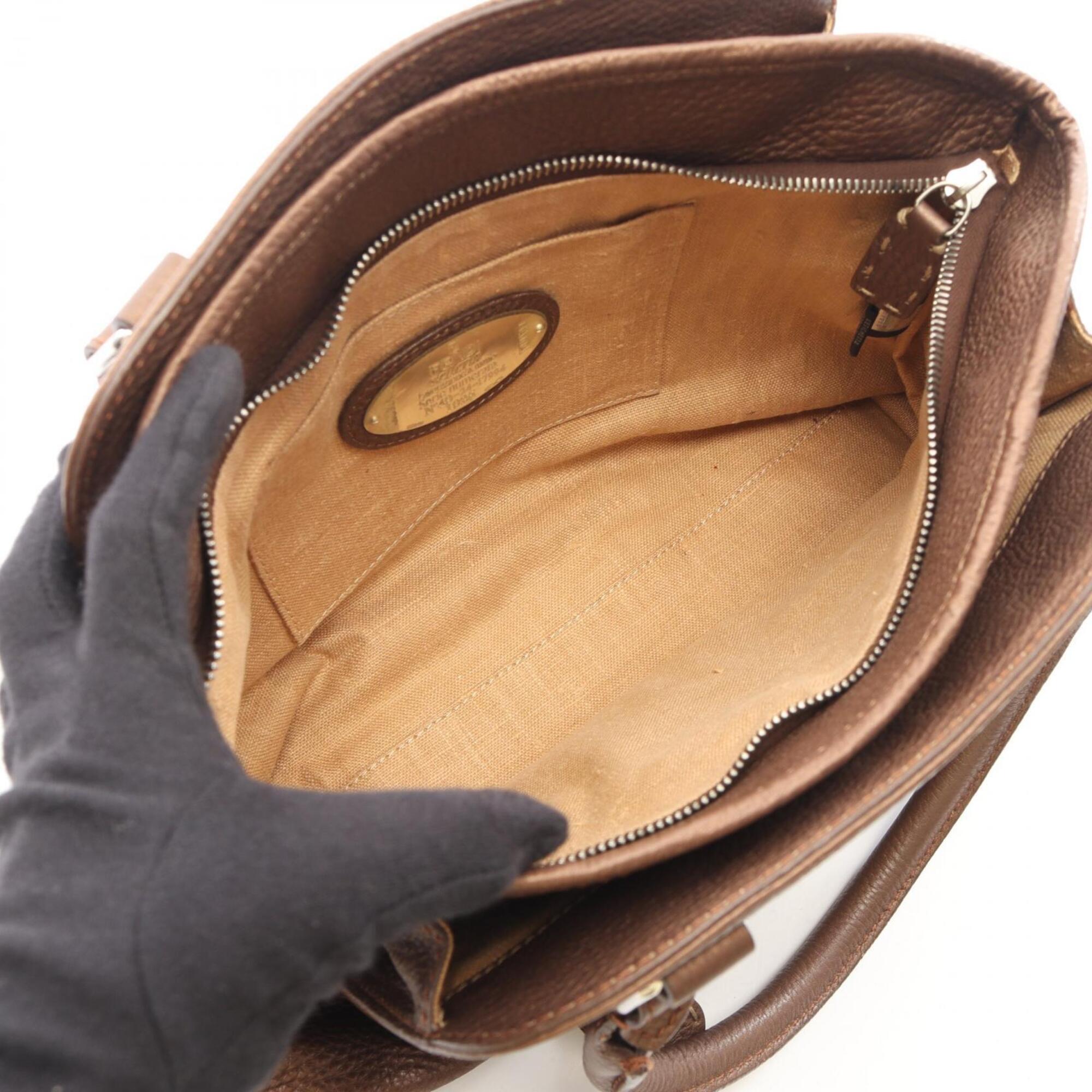 Fendi Brown Leather Handbag (Pre-Owned)