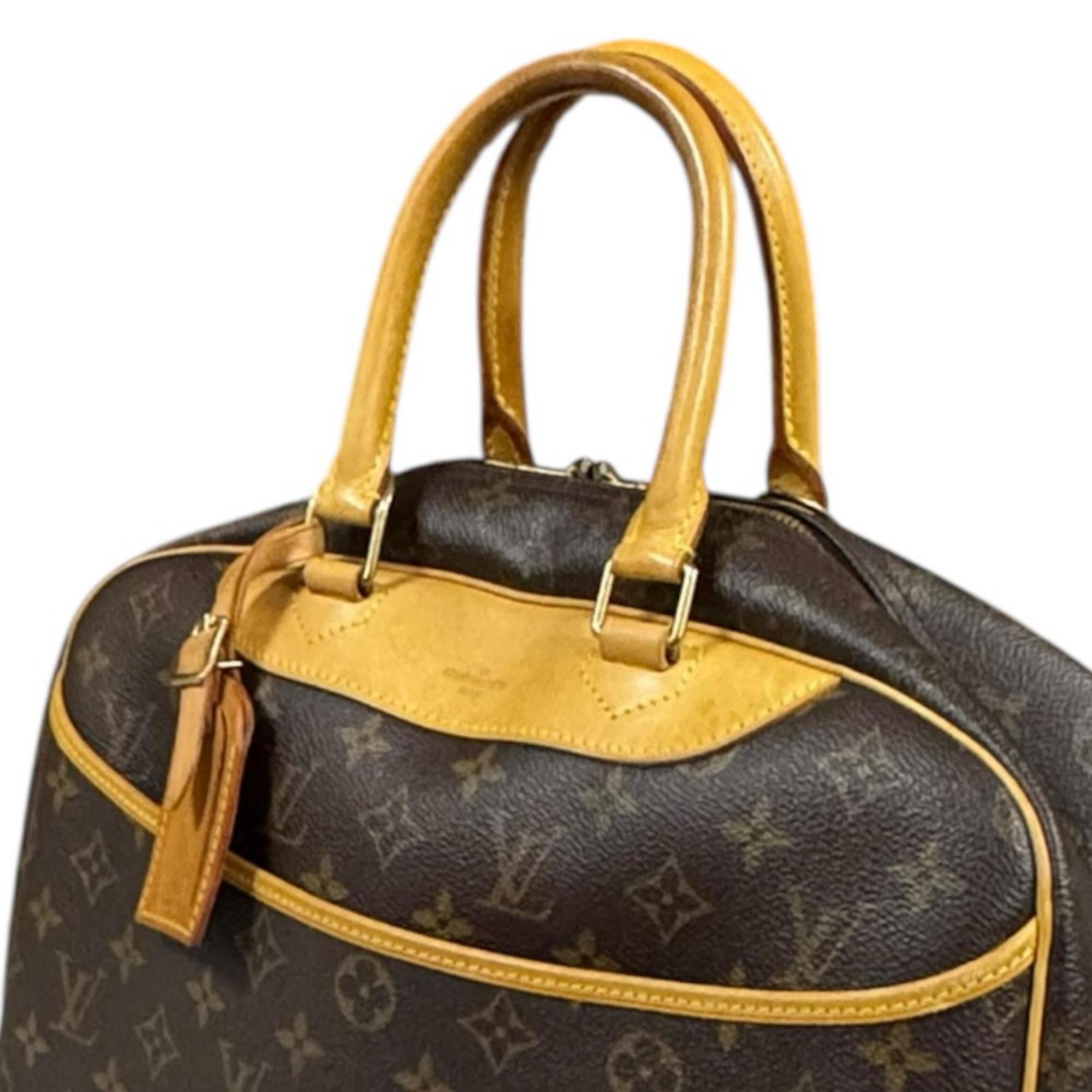 Louis Vuitton Brown Monogram Canvas Handbag (Pre-Owned)